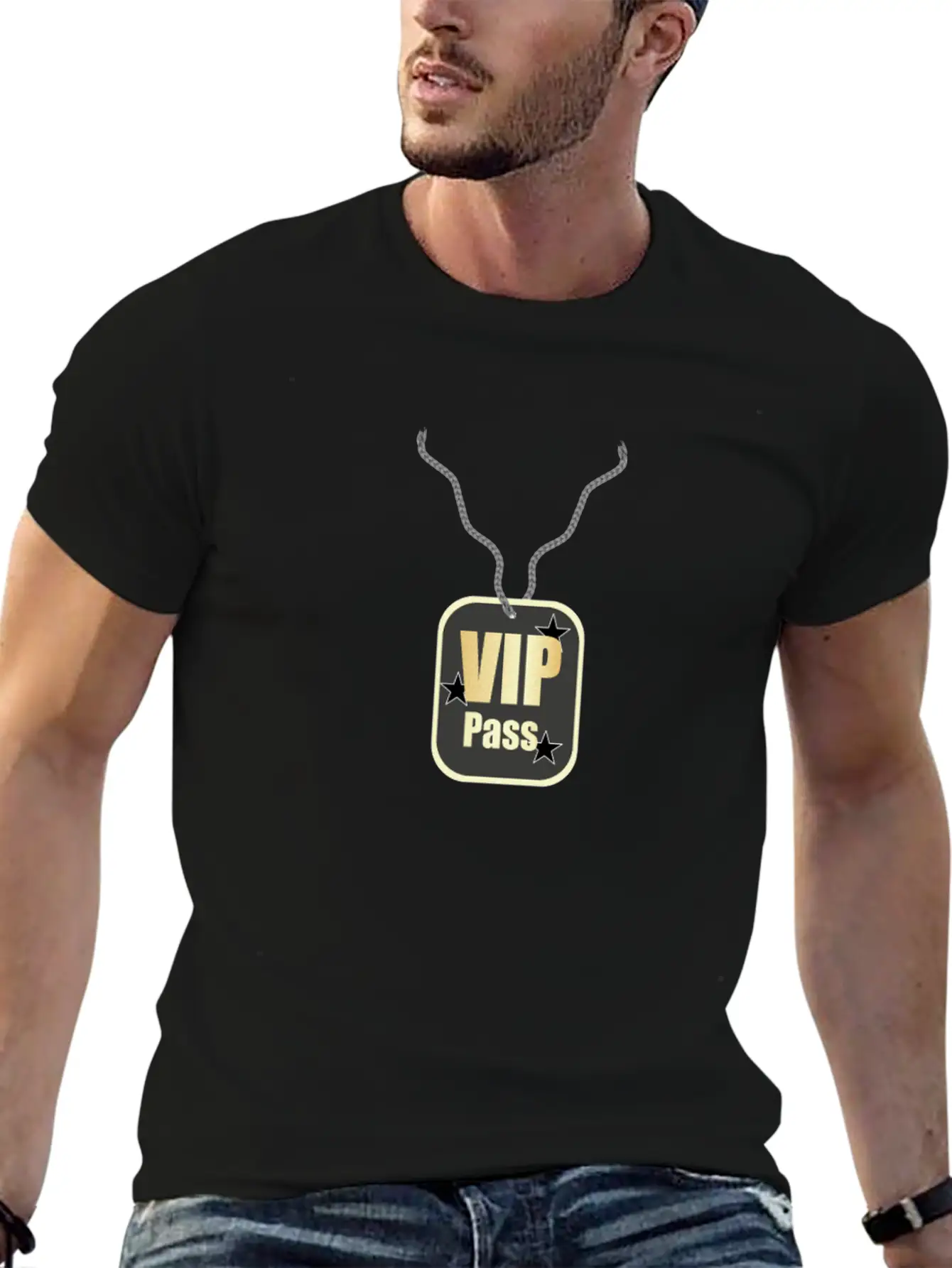 Cool VIP Pass Concert Festival Gift Unisex Casual T-Shirt – Clean Design For Daily Comfort