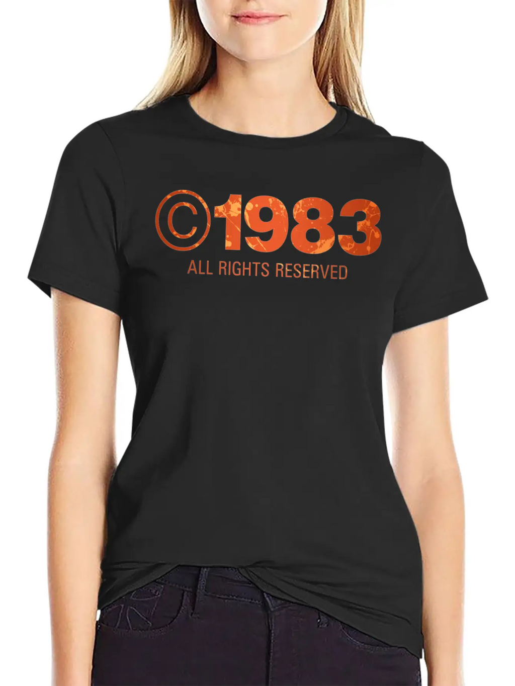 Copyright 1983 Unisex Short Sleeve Soft Cotton T-Shirt – Casual Everyday Wear