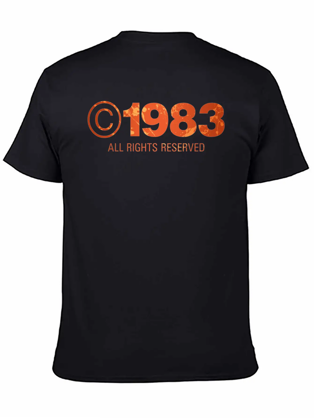 Copyright 1983 Unisex Short Sleeve Soft Cotton T-Shirt – Casual Everyday Wear