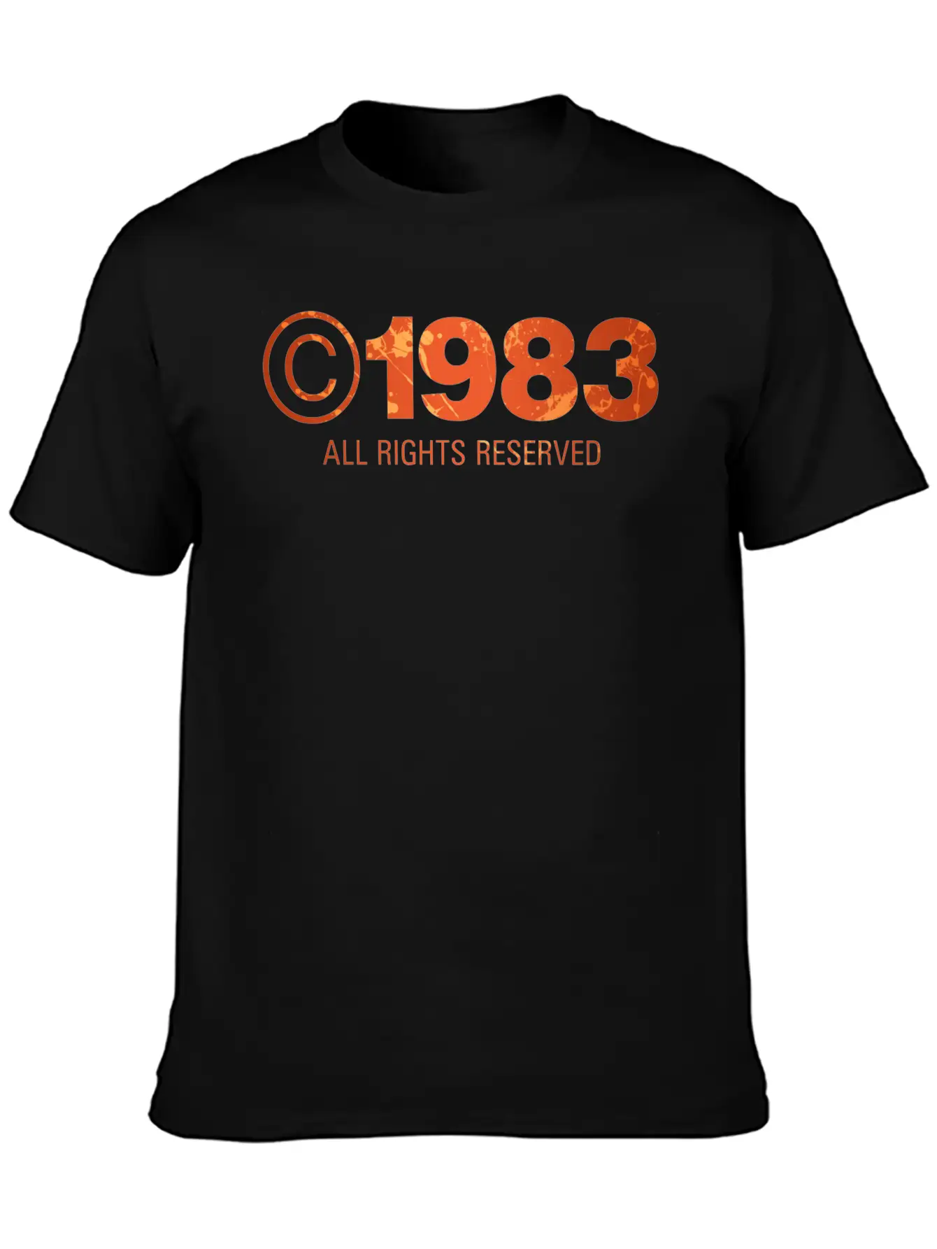 Copyright 1983 Unisex Short Sleeve Soft Cotton T-Shirt – Casual Everyday Wear