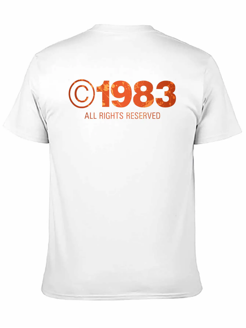 Copyright 1983 Unisex Short Sleeve Soft Cotton T-Shirt – Casual Everyday Wear