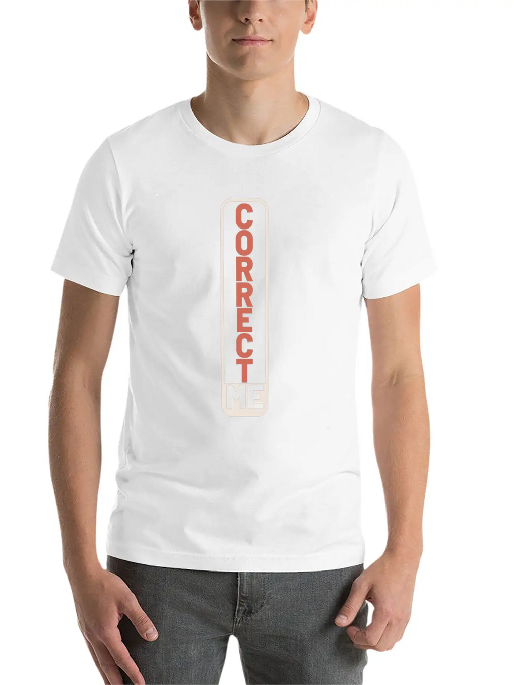 Correct Self Unisex Casual T-Shirt – Clean Design For Daily Comfort