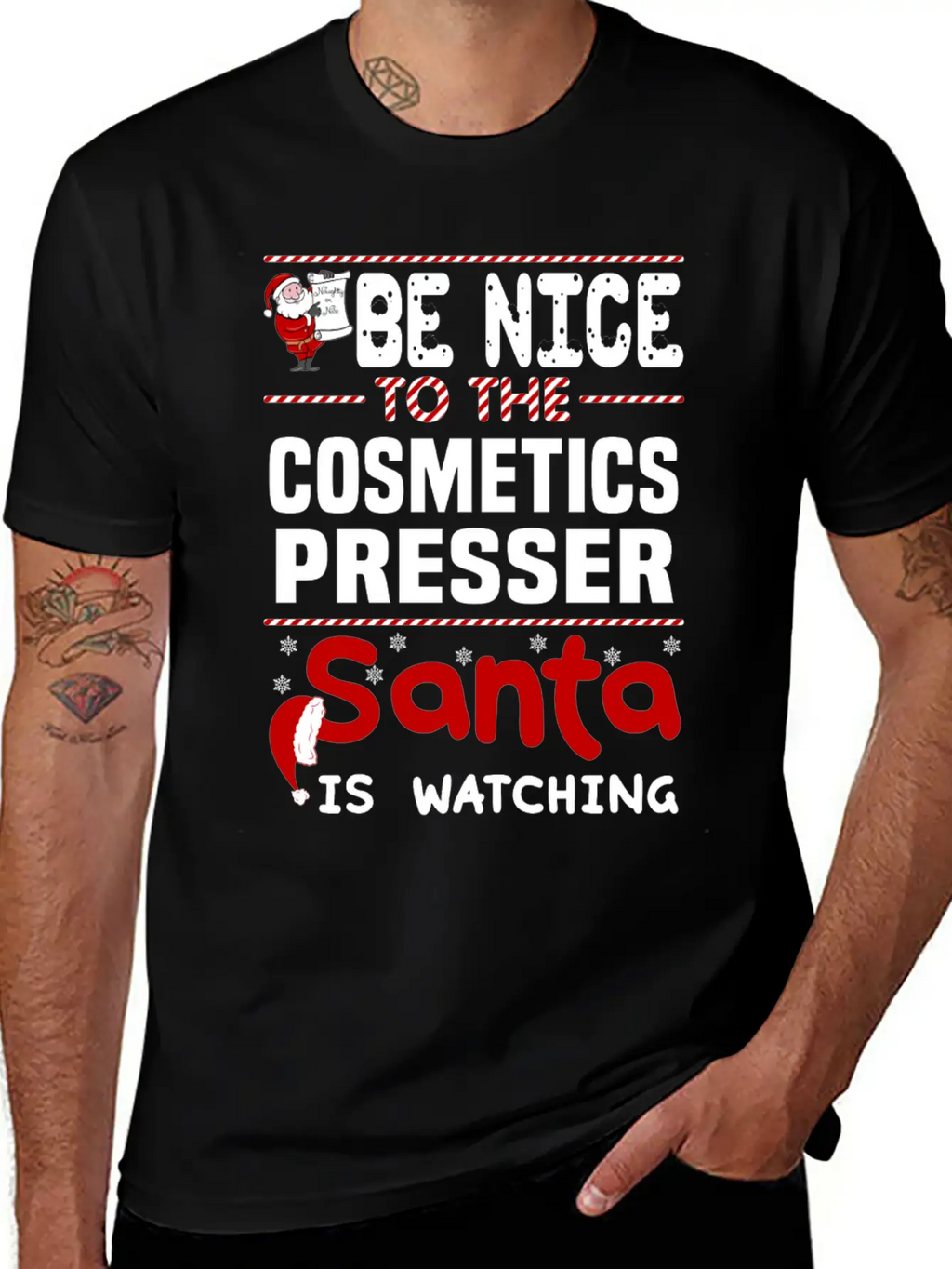 Cosmetics Presser Breathable Graphic T-Shirt – Perfect For Casual Days