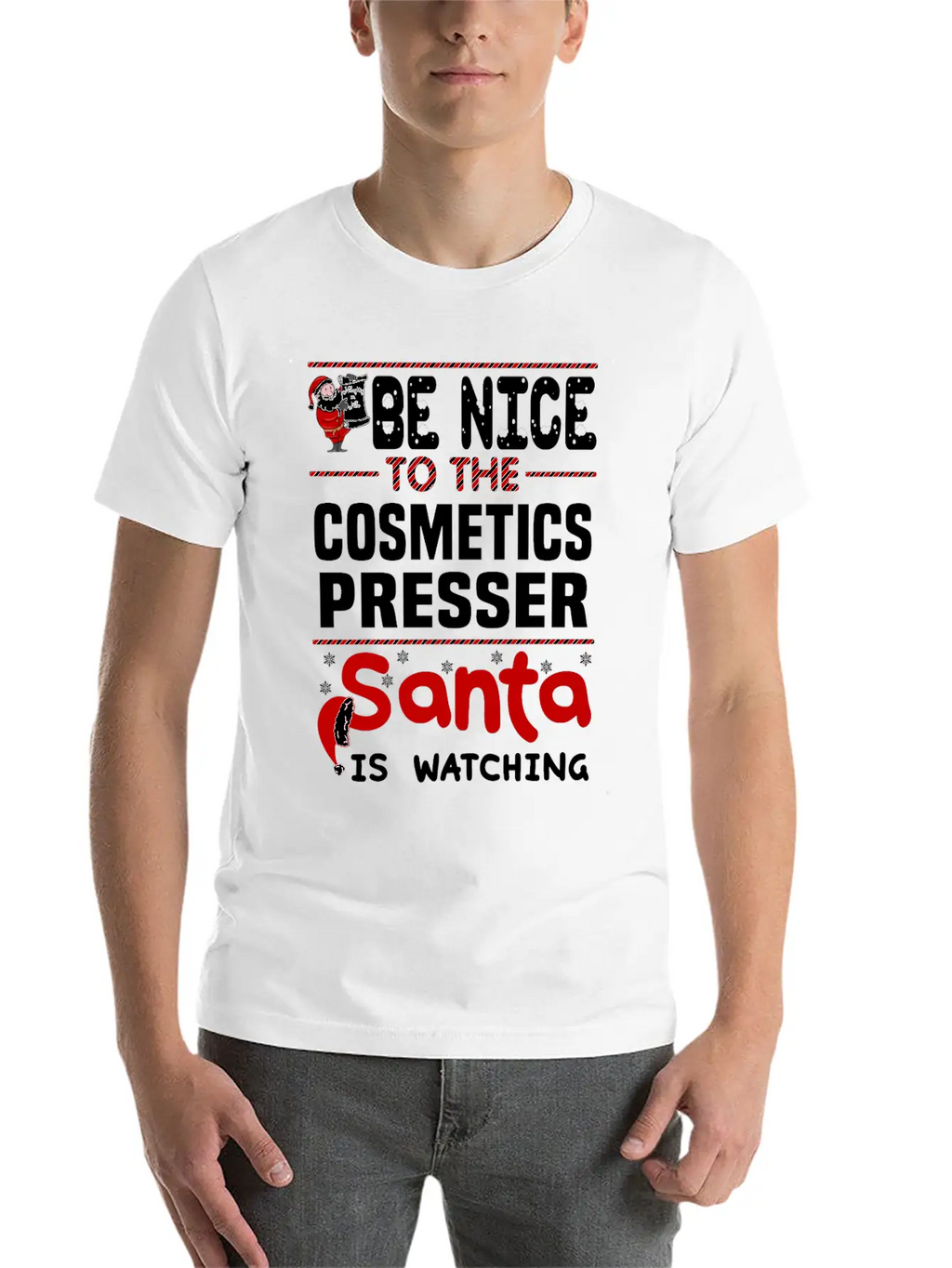 Cosmetics Presser Breathable Graphic T-Shirt – Perfect For Casual Days