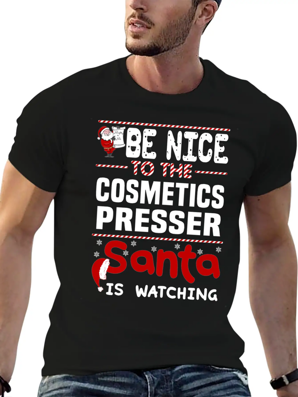 Cosmetics Presser Breathable Graphic T-Shirt – Perfect For Casual Days
