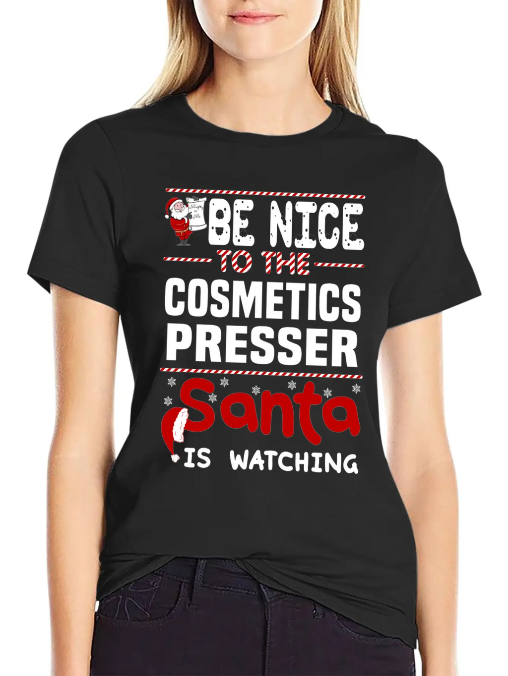 Cosmetics Presser Breathable Graphic T-Shirt – Perfect For Casual Days
