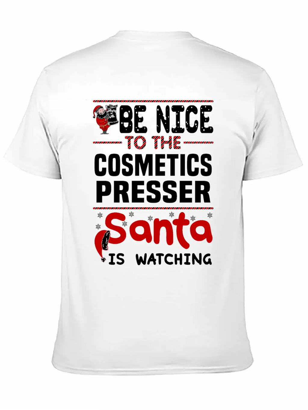 Cosmetics Presser Breathable Graphic T-Shirt – Perfect For Casual Days