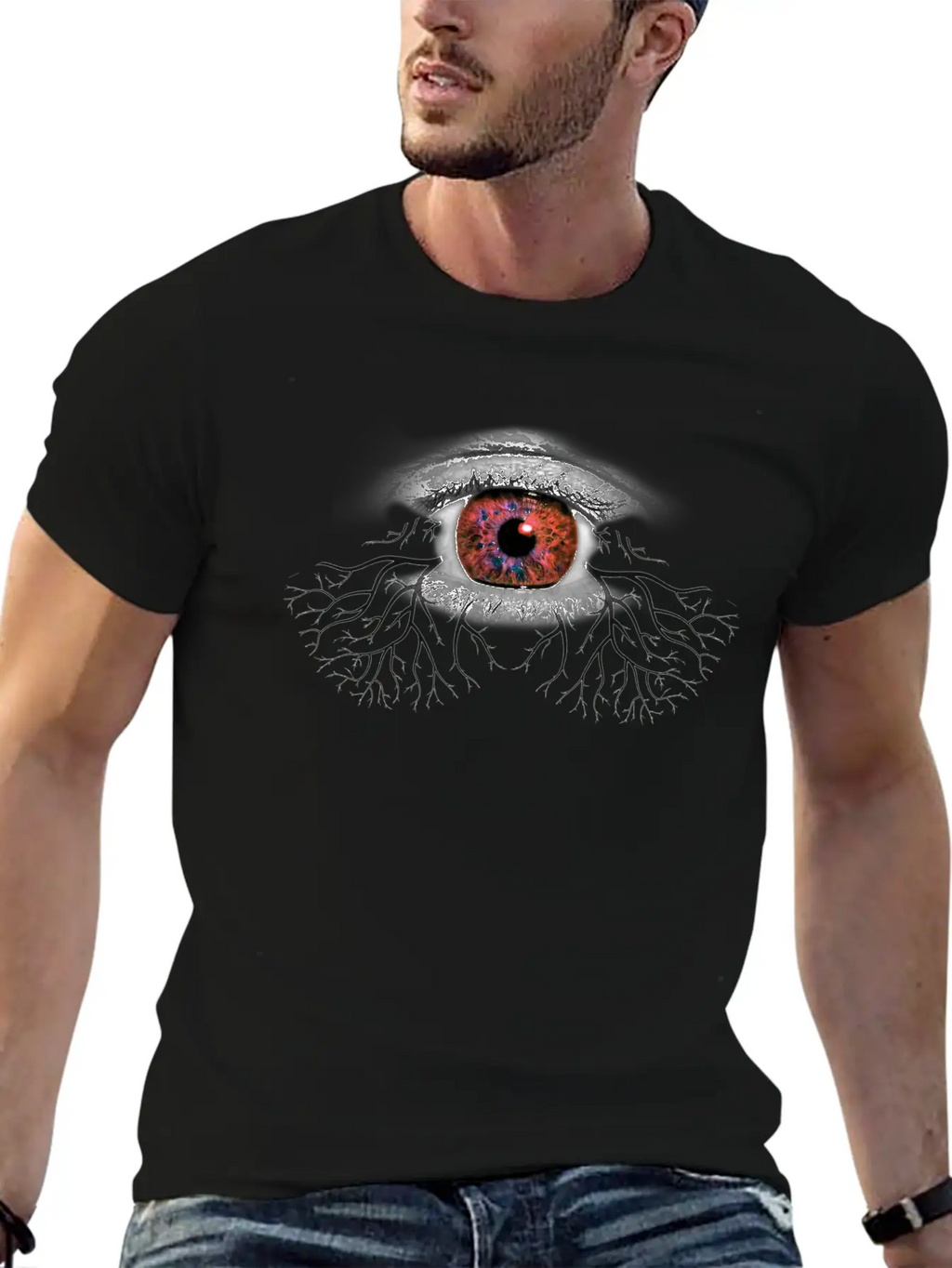Cosmic Eye Casual Graphic T-Shirt – Simple And Comfortable Daily Wear