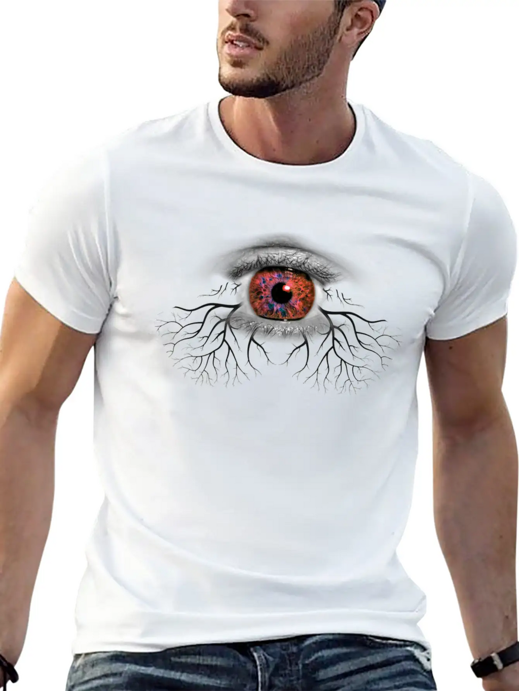 Cosmic Eye Casual Graphic T-Shirt – Simple And Comfortable Daily Wear