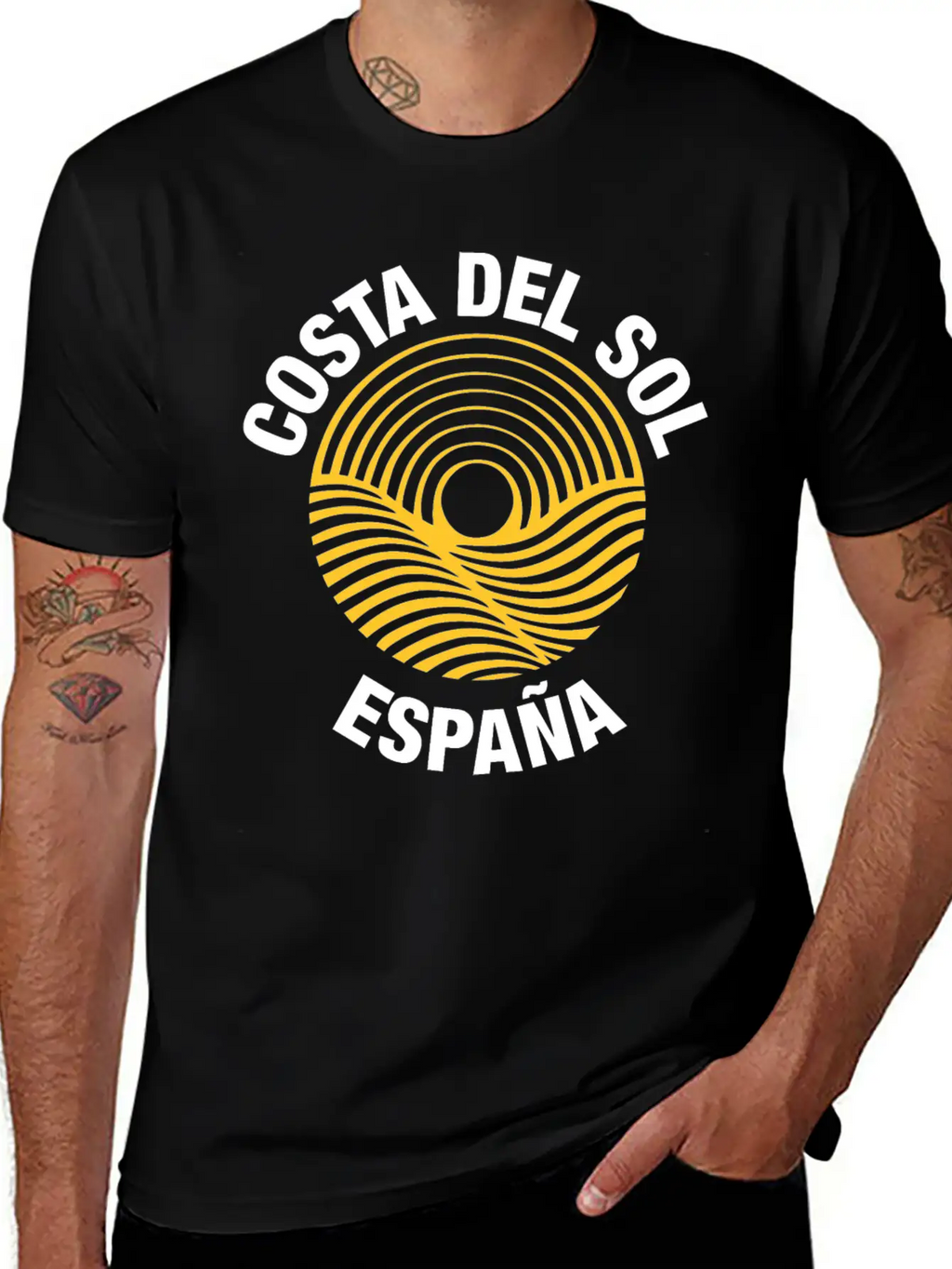 Costa Del Sol (dark) Unisex Casual T-Shirt – Clean Design For Daily Comfort