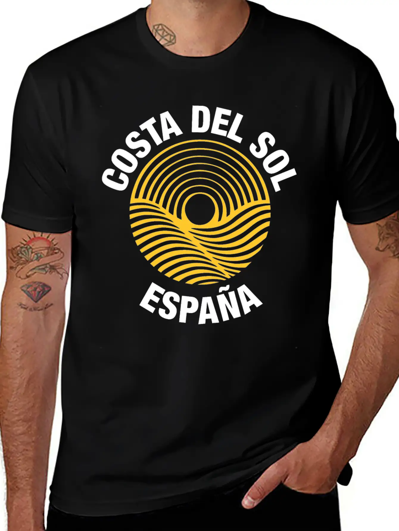 Costa Del Sol (dark) Unisex Casual T-Shirt – Clean Design For Daily Comfort