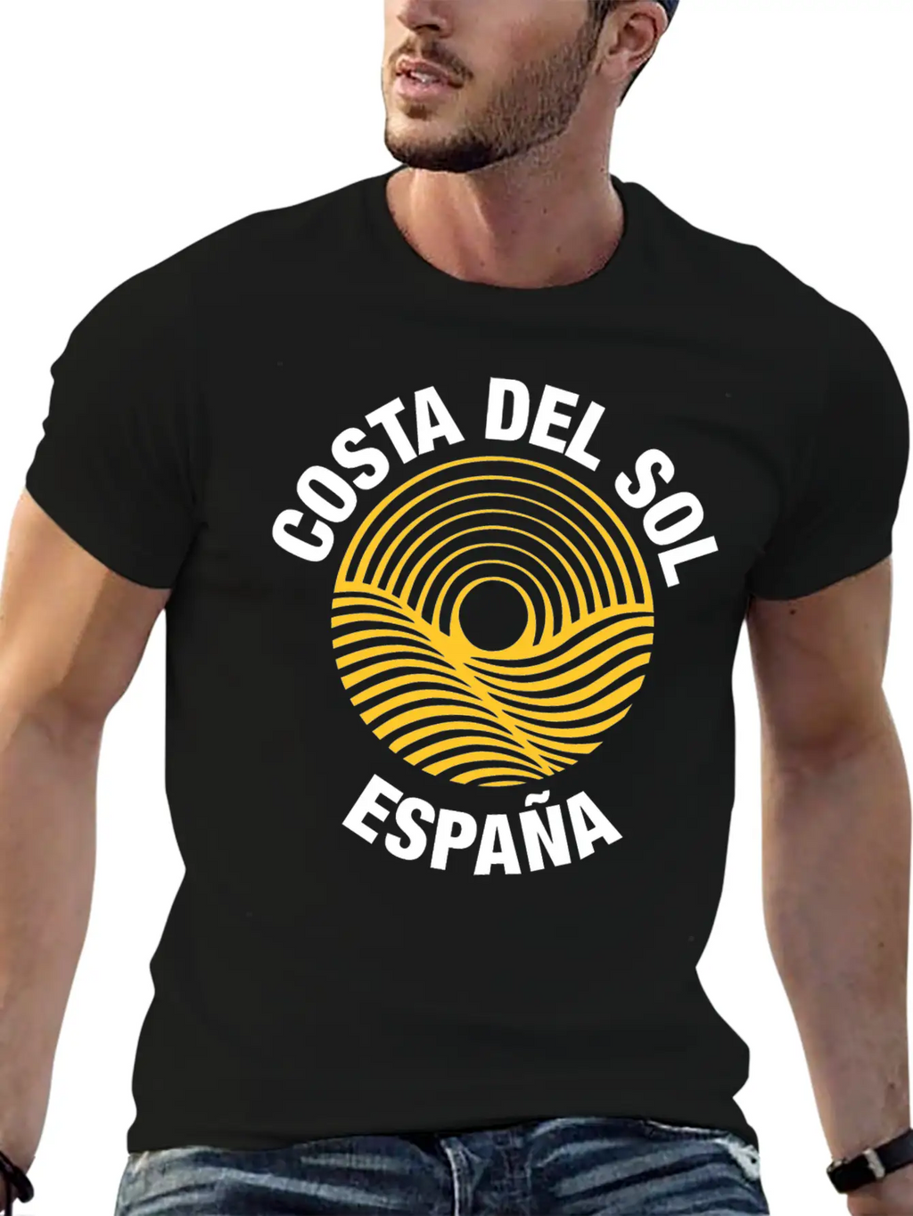 Costa Del Sol (dark) Unisex Casual T-Shirt – Clean Design For Daily Comfort