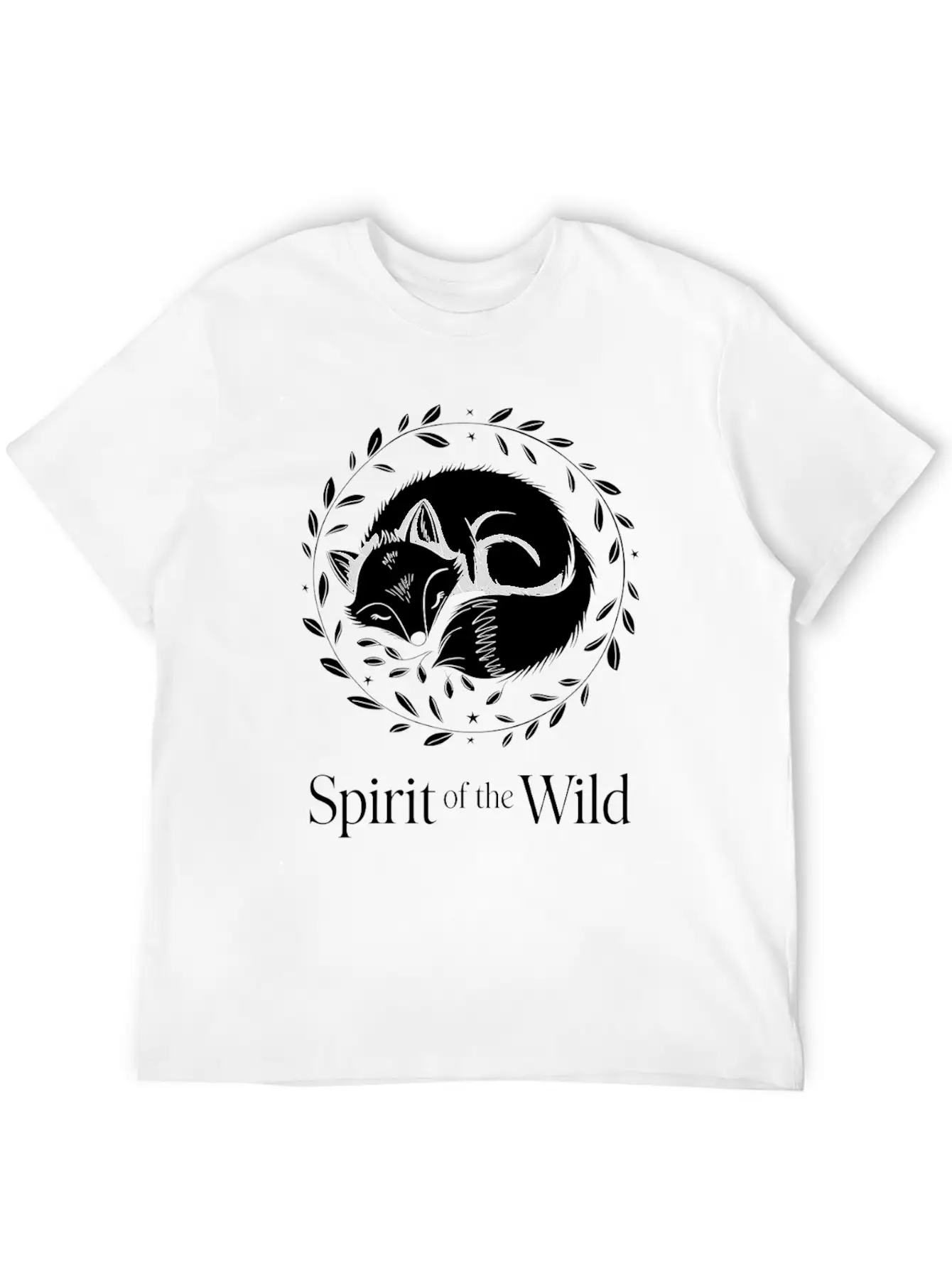 Cottagecore Spirit Of The Wild Fox Art Classic Fit Graphic Tee For Daily Comfort – Unisex Cotton Shirt