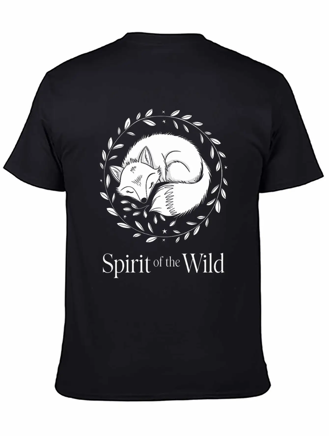 Cottagecore Spirit Of The Wild Fox Art Classic Fit Graphic Tee For Daily Comfort – Unisex Cotton Shirt