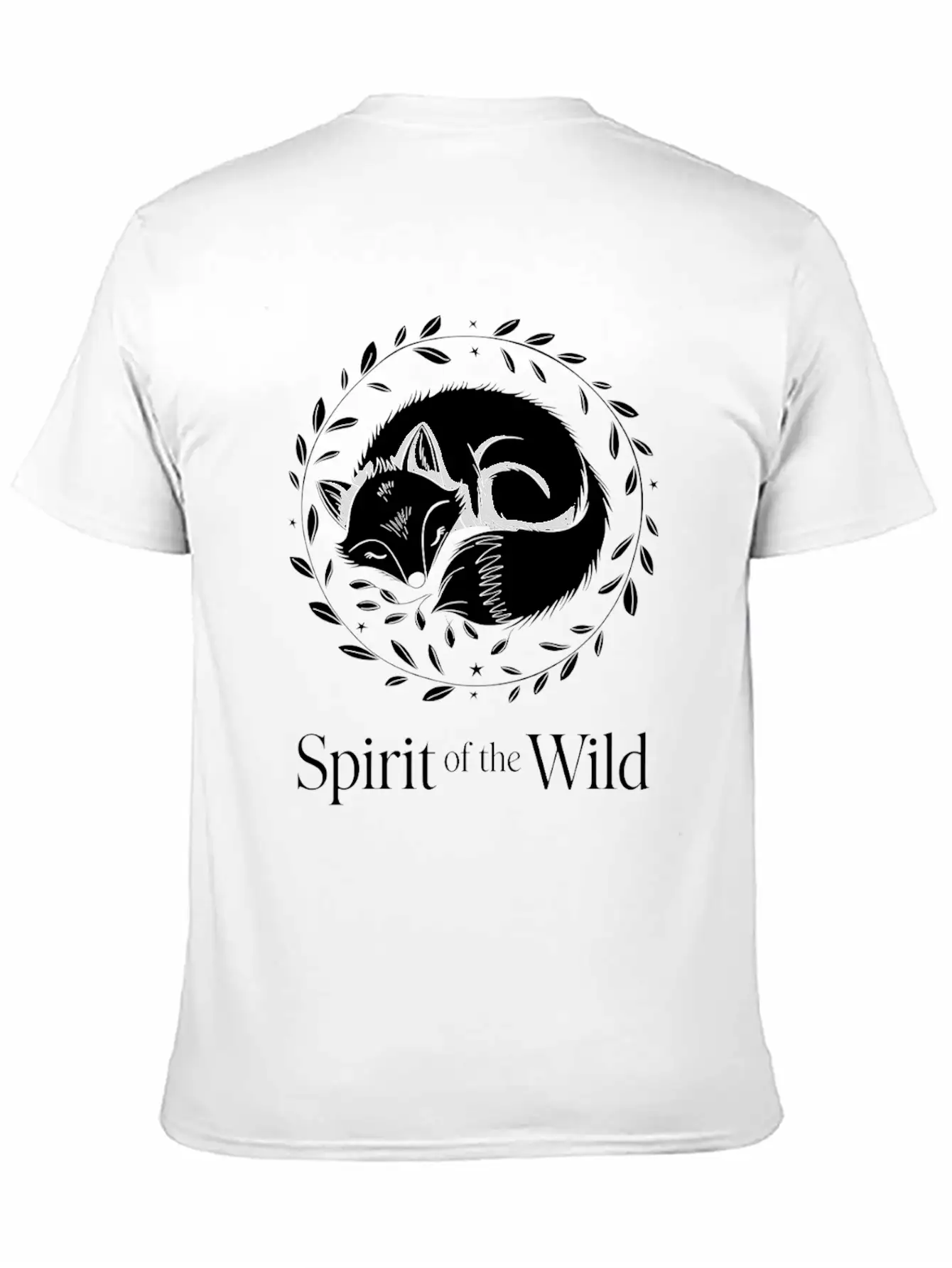 Cottagecore Spirit Of The Wild Fox Art Classic Fit Graphic Tee For Daily Comfort – Unisex Cotton Shirt