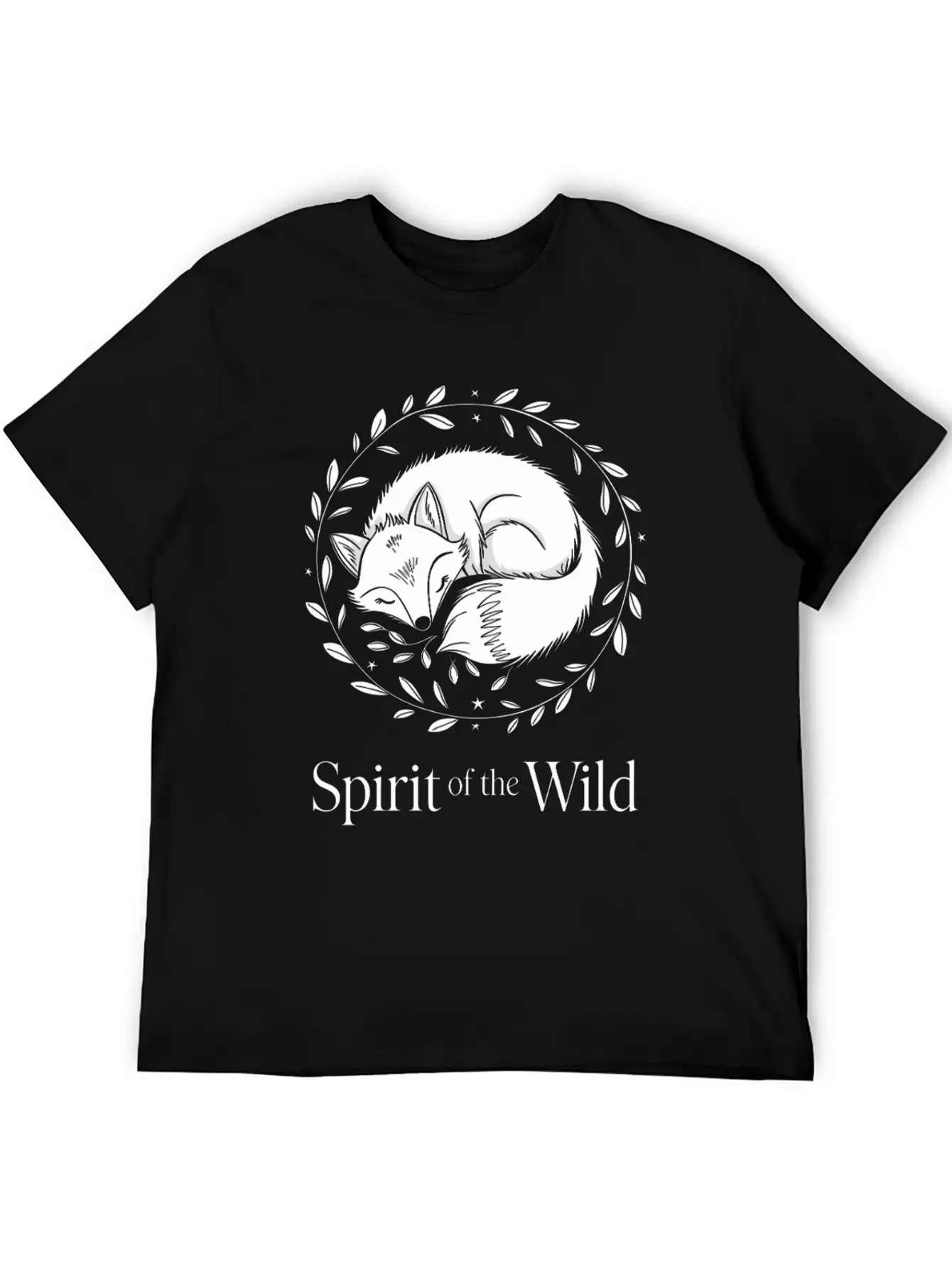 Cottagecore Spirit Of The Wild Fox Art Classic Fit Graphic Tee For Daily Comfort – Unisex Cotton Shirt