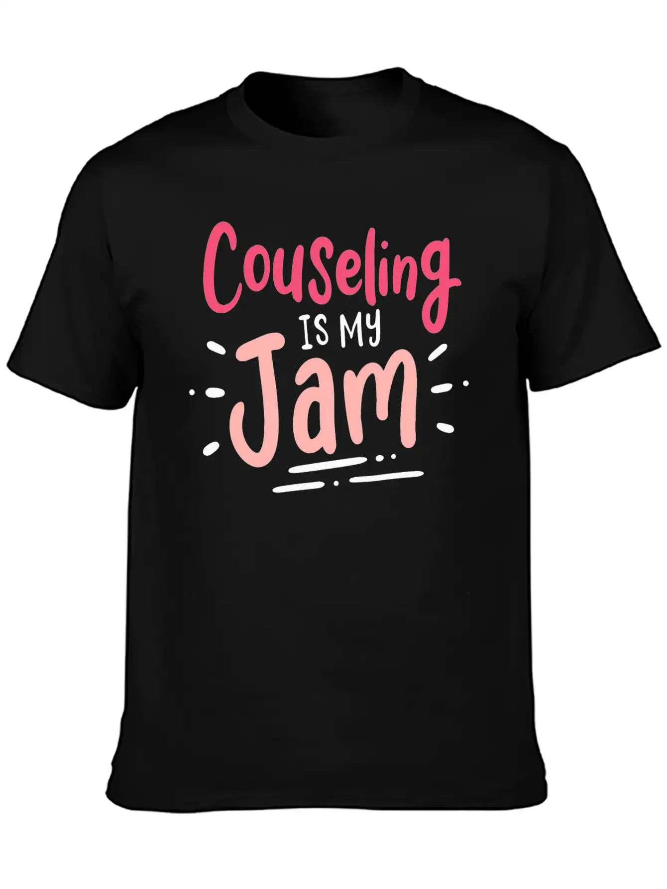 Counseling Is My Jam For School Counselor Casual Graphic T-Shirt – Simple And Comfortable Daily Wear
