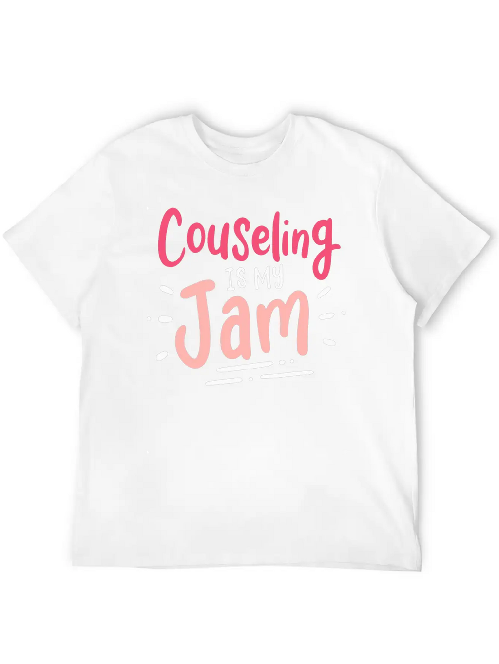 Counseling Is My Jam For School Counselor Casual Graphic T-Shirt – Simple And Comfortable Daily Wear