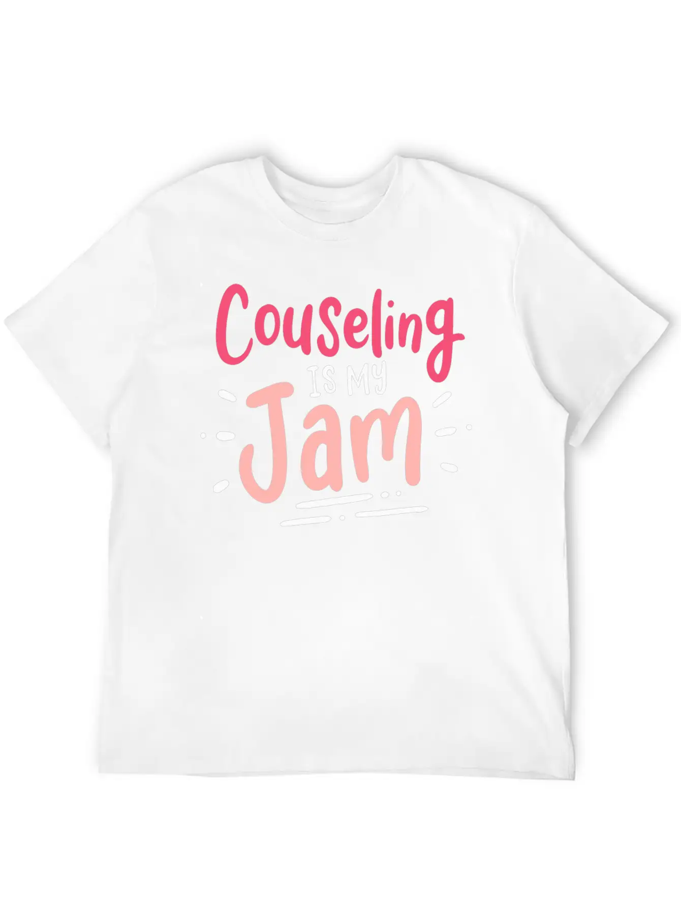 Counseling Is My Jam For School Counselor Casual Graphic T-Shirt – Simple And Comfortable Daily Wear