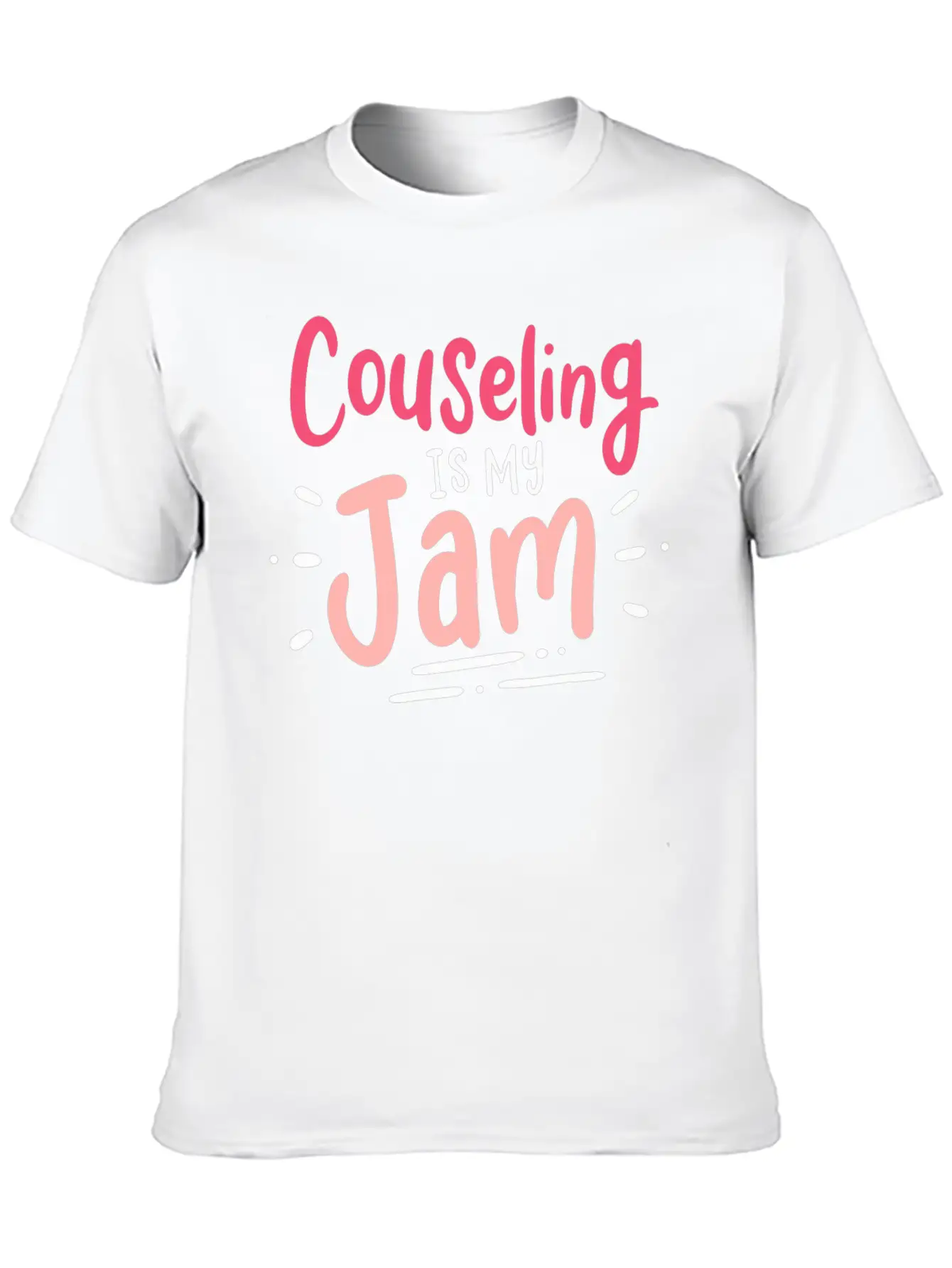Counseling Is My Jam For School Counselor Casual Graphic T-Shirt – Simple And Comfortable Daily Wear