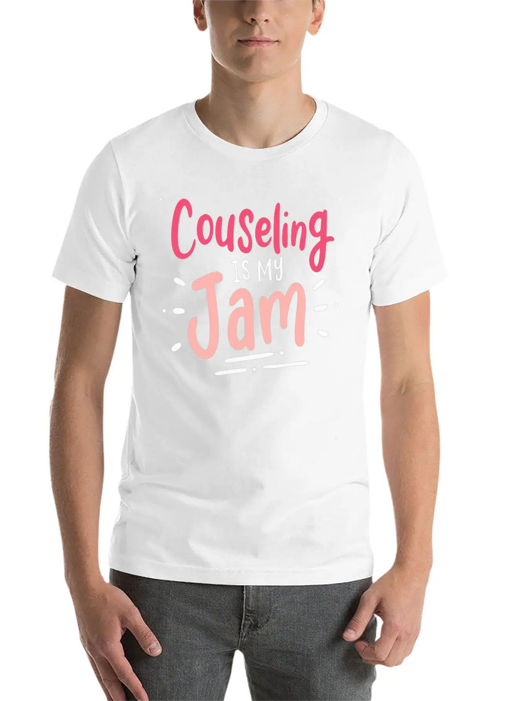 Counseling Is My Jam For School Counselor Casual Graphic T-Shirt – Simple And Comfortable Daily Wear