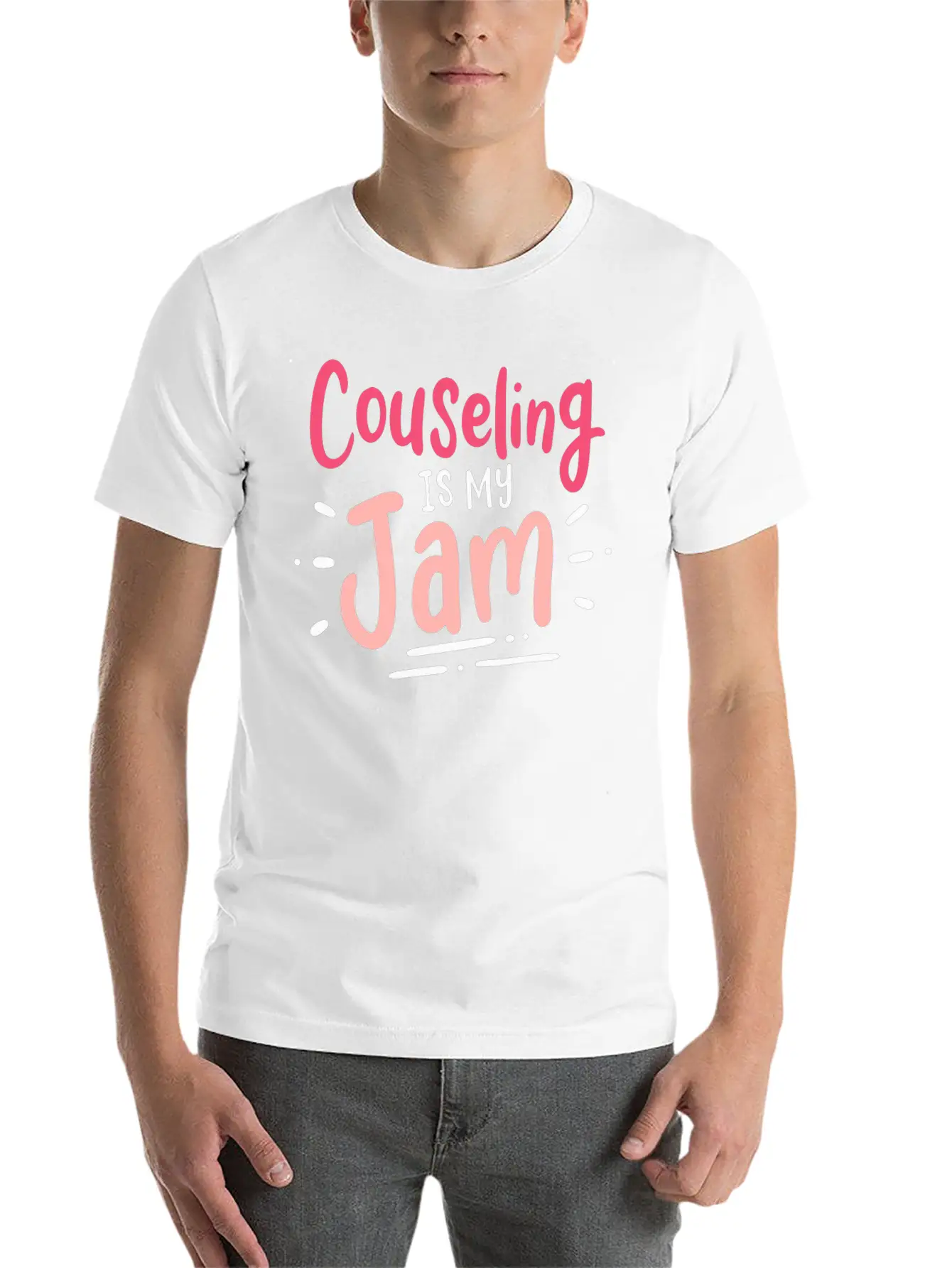Counseling Is My Jam For School Counselor Casual Graphic T-Shirt – Simple And Comfortable Daily Wear