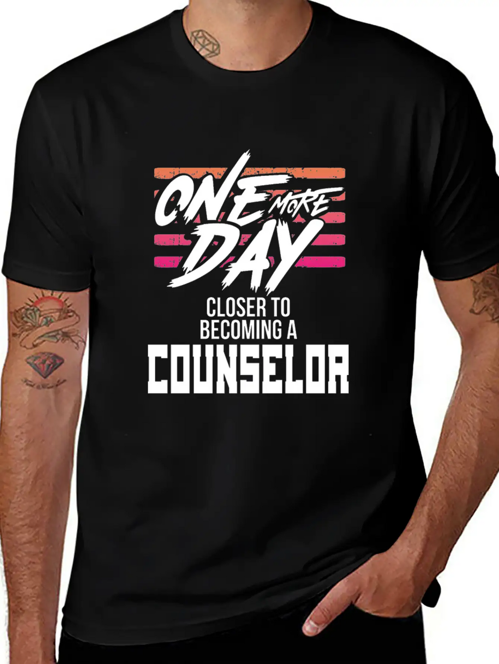 Counselor Gift One Day Closer To Becoming A Stylish Everyday T-Shirt – Unisex Basic Cotton Tee