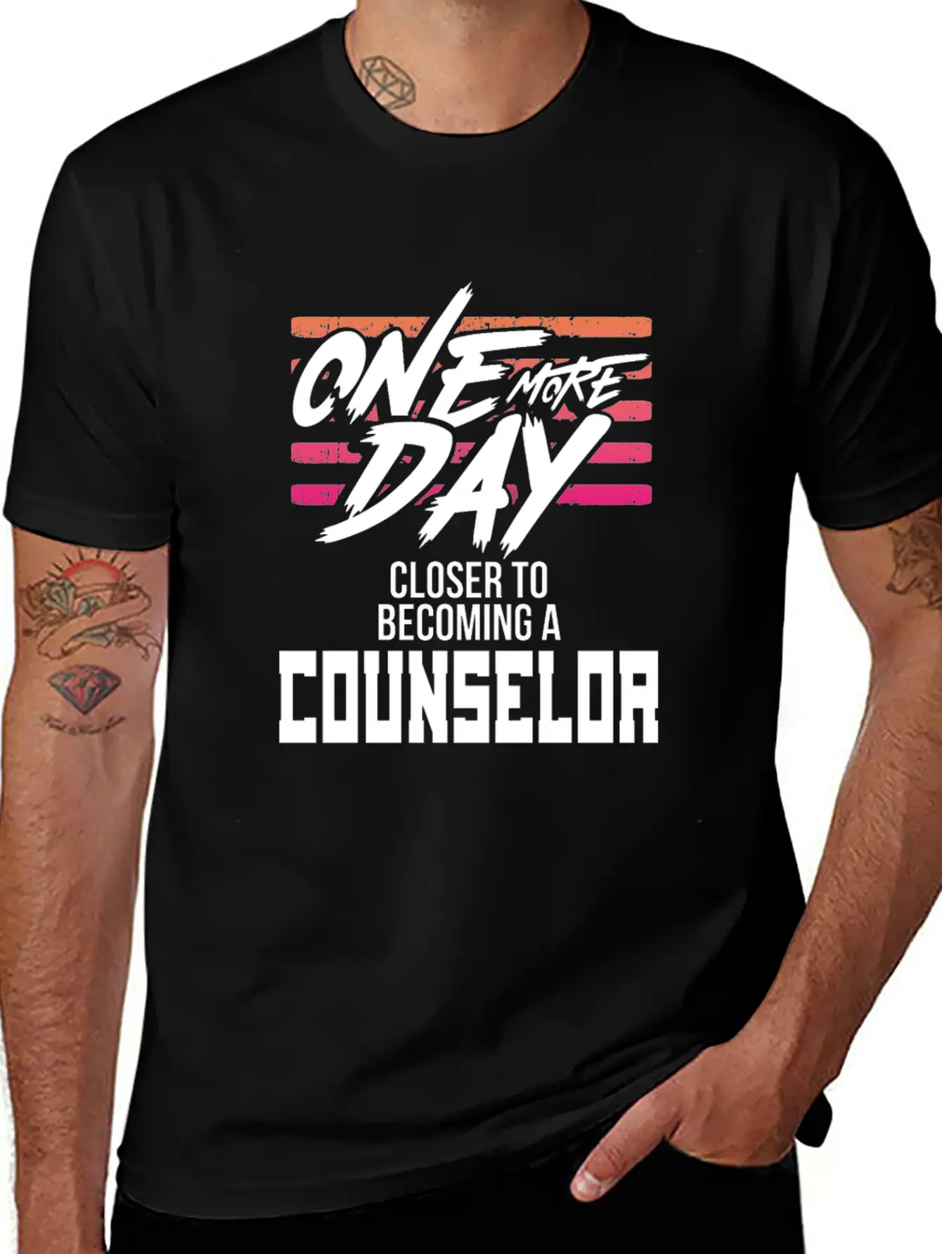 Counselor Gift One Day Closer To Becoming A Stylish Everyday T-Shirt – Unisex Basic Cotton Tee