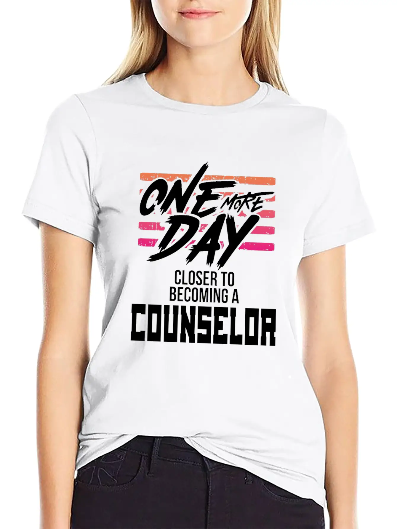 Counselor Gift One Day Closer To Becoming A Stylish Everyday T-Shirt – Unisex Basic Cotton Tee