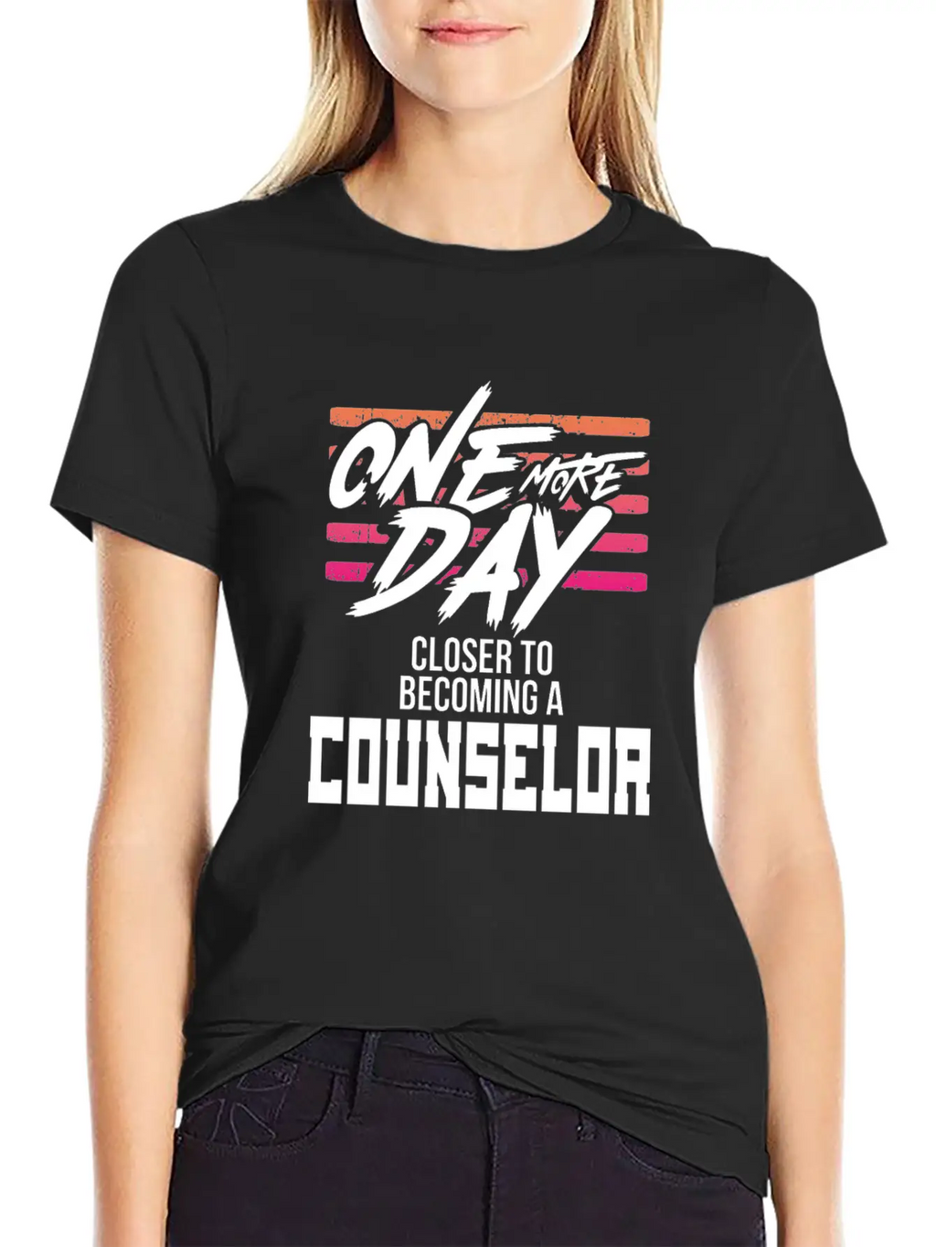 Counselor Gift One Day Closer To Becoming A Stylish Everyday T-Shirt – Unisex Basic Cotton Tee