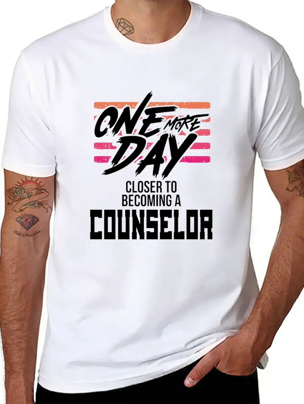 Counselor Gift One Day Closer To Becoming A Stylish Everyday T-Shirt – Unisex Basic Cotton Tee