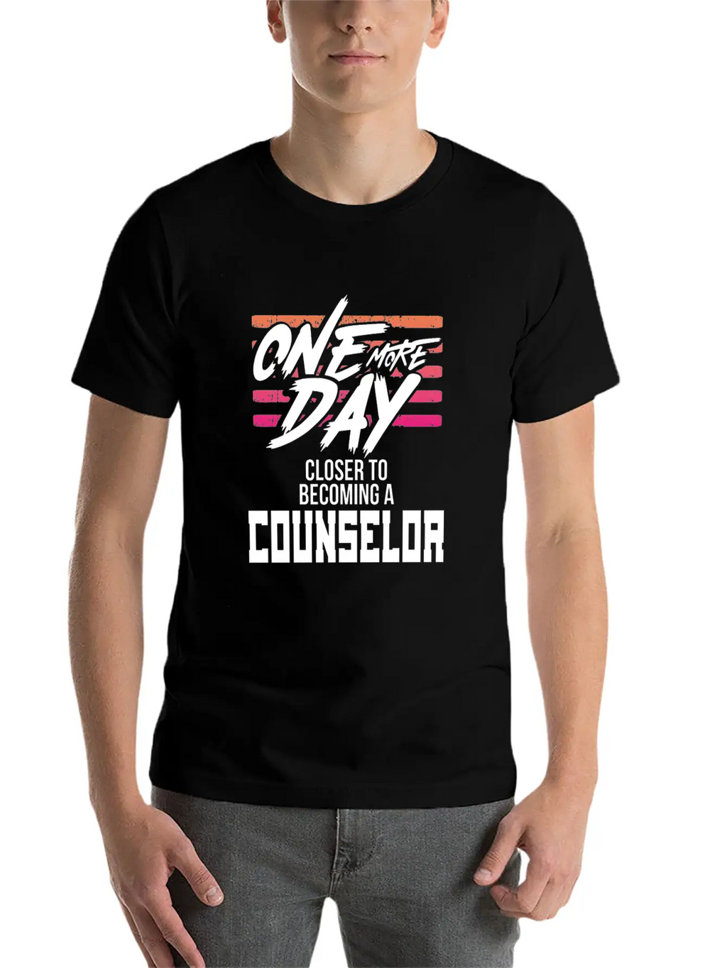Counselor Gift One Day Closer To Becoming A Stylish Everyday T-Shirt – Unisex Basic Cotton Tee