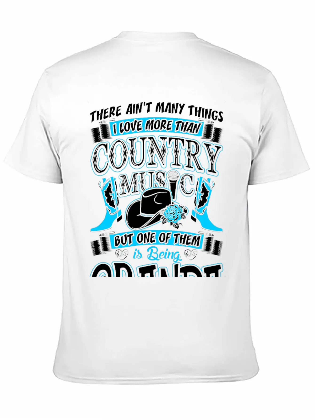 Country Music Granda Unisex Casual T-Shirt – Clean Design For Daily Comfort