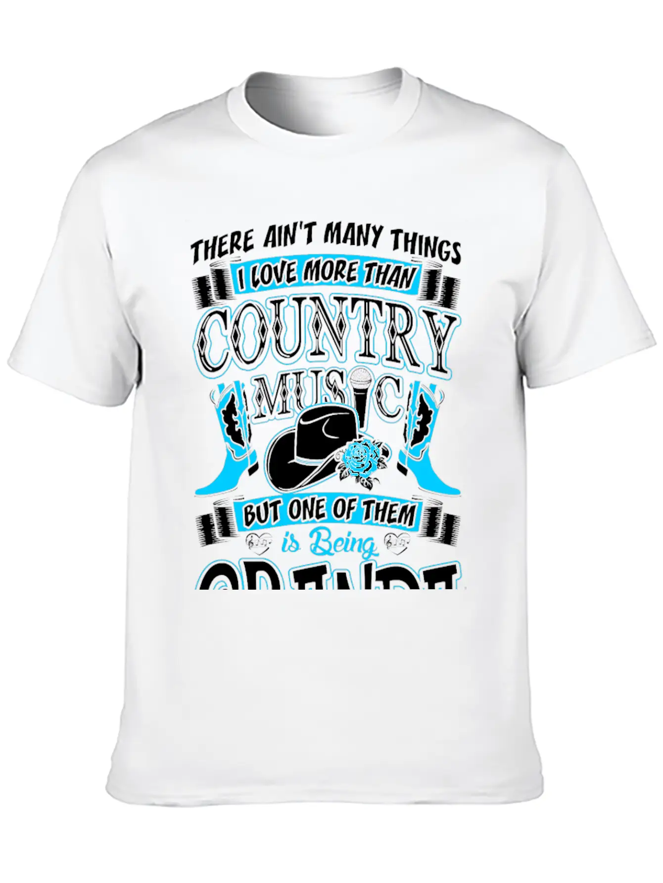 Country Music Granda Unisex Casual T-Shirt – Clean Design For Daily Comfort