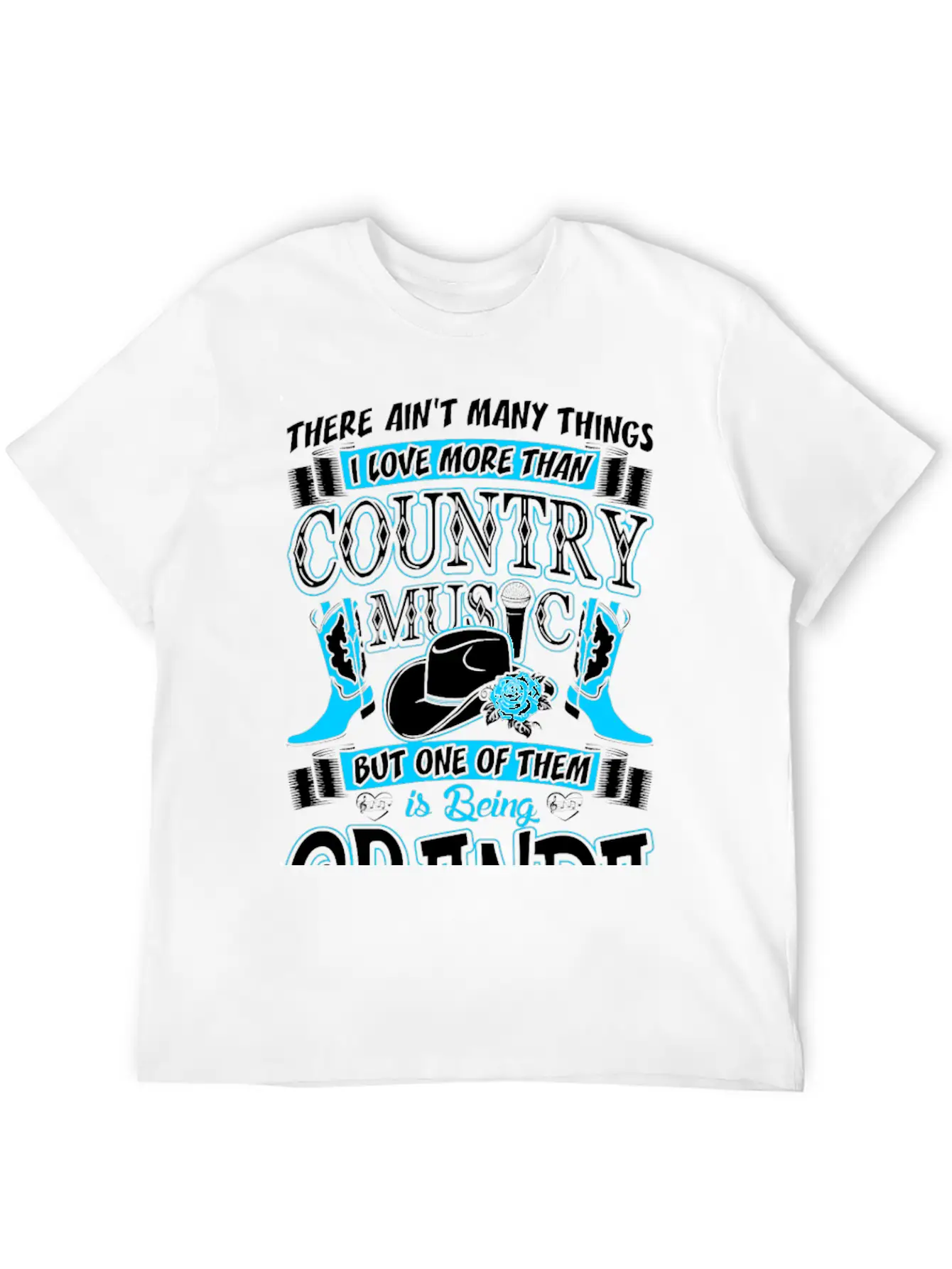Country Music Granda Unisex Casual T-Shirt – Clean Design For Daily Comfort
