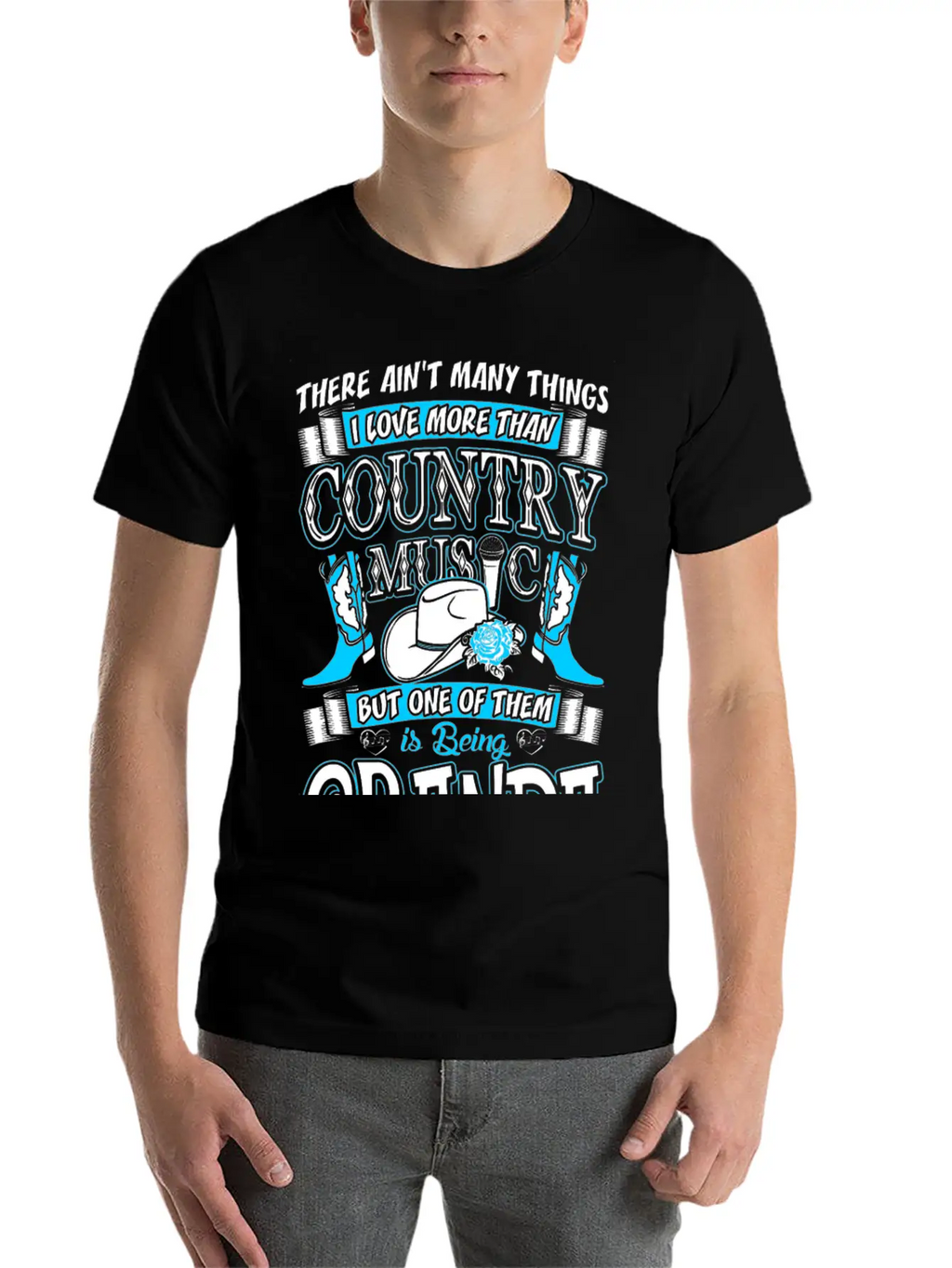 Country Music Granda Unisex Casual T-Shirt – Clean Design For Daily Comfort
