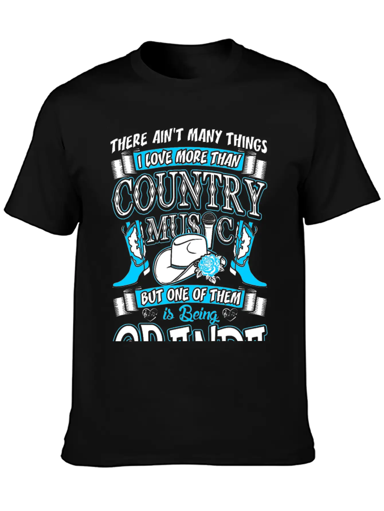 Country Music Granda Unisex Casual T-Shirt – Clean Design For Daily Comfort