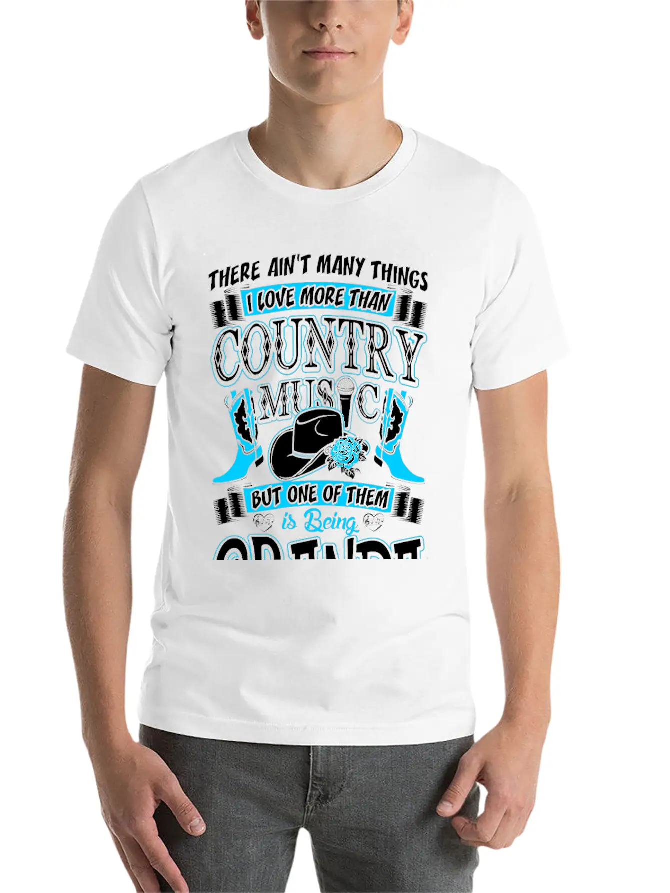 Country Music Granda Unisex Casual T-Shirt – Clean Design For Daily Comfort