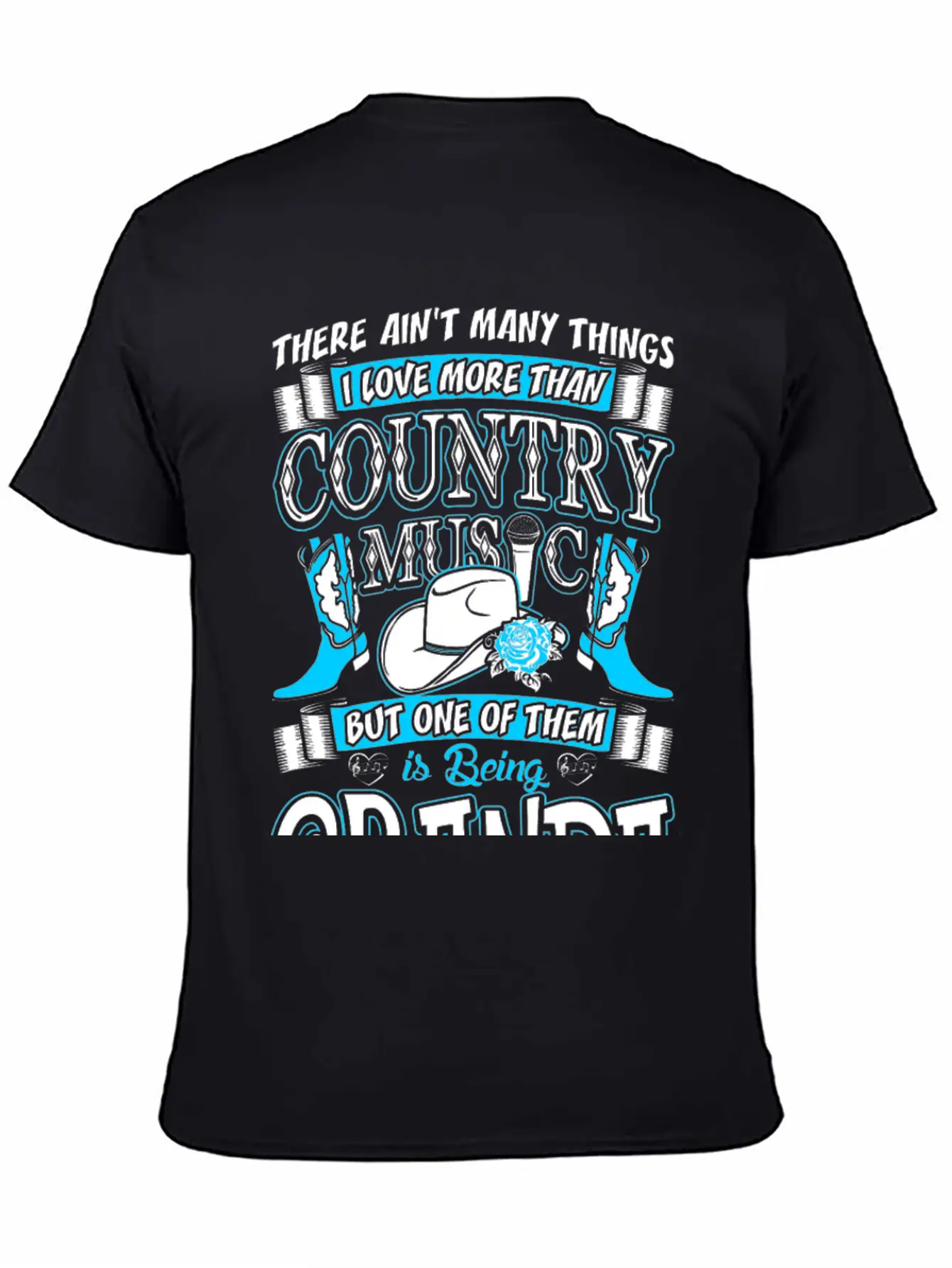 Country Music Granda Unisex Casual T-Shirt – Clean Design For Daily Comfort