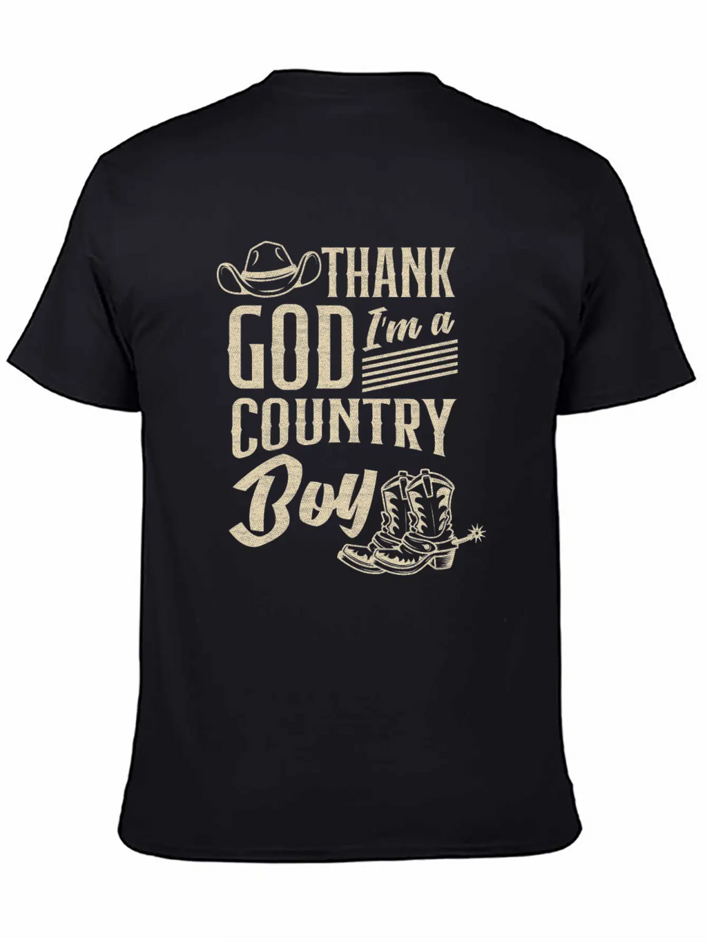 Country Music Thank God For This Music Casual Graphic T-Shirt – Simple And Comfortable Daily Wear