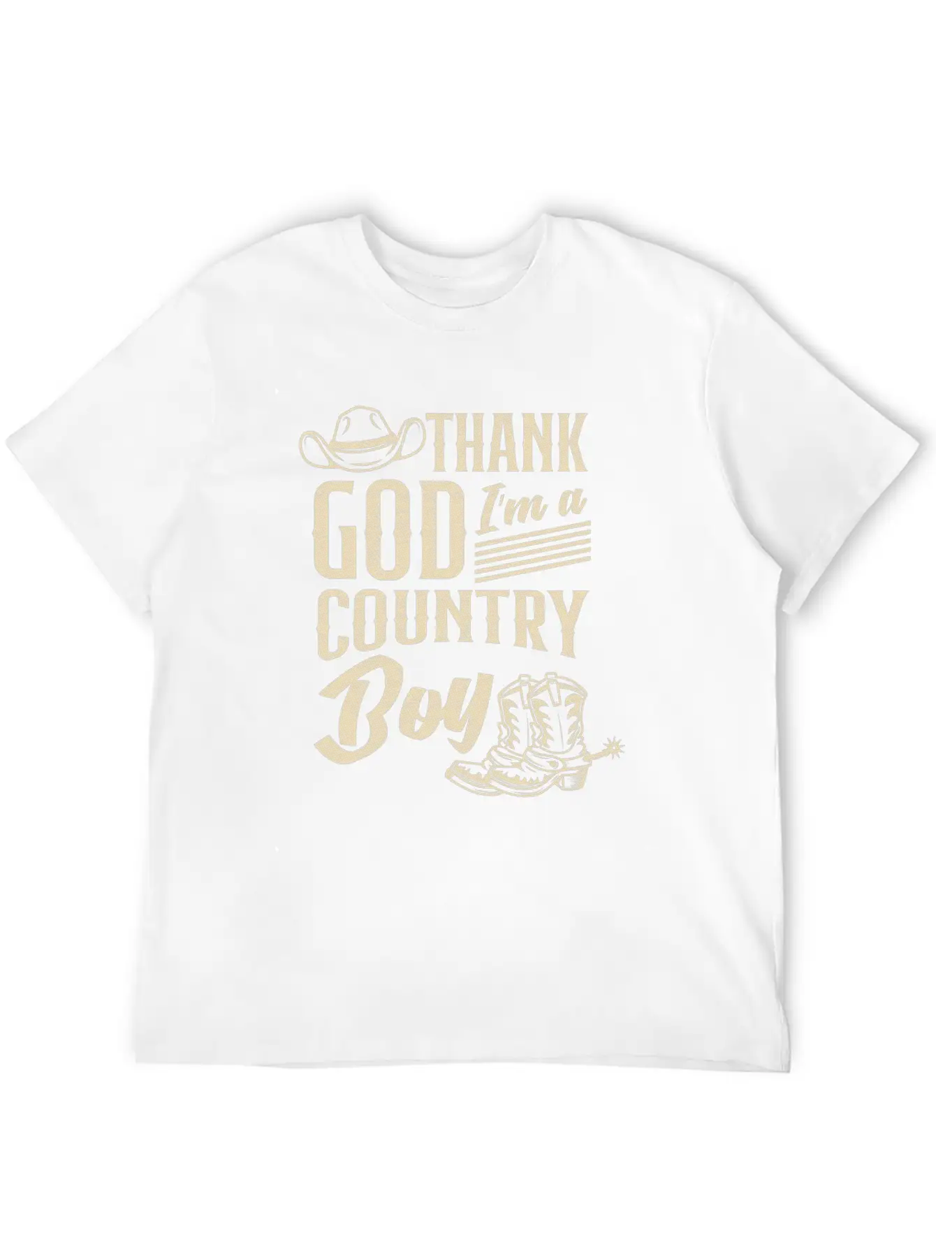 Country Music Thank God For This Music Casual Graphic T-Shirt – Simple And Comfortable Daily Wear