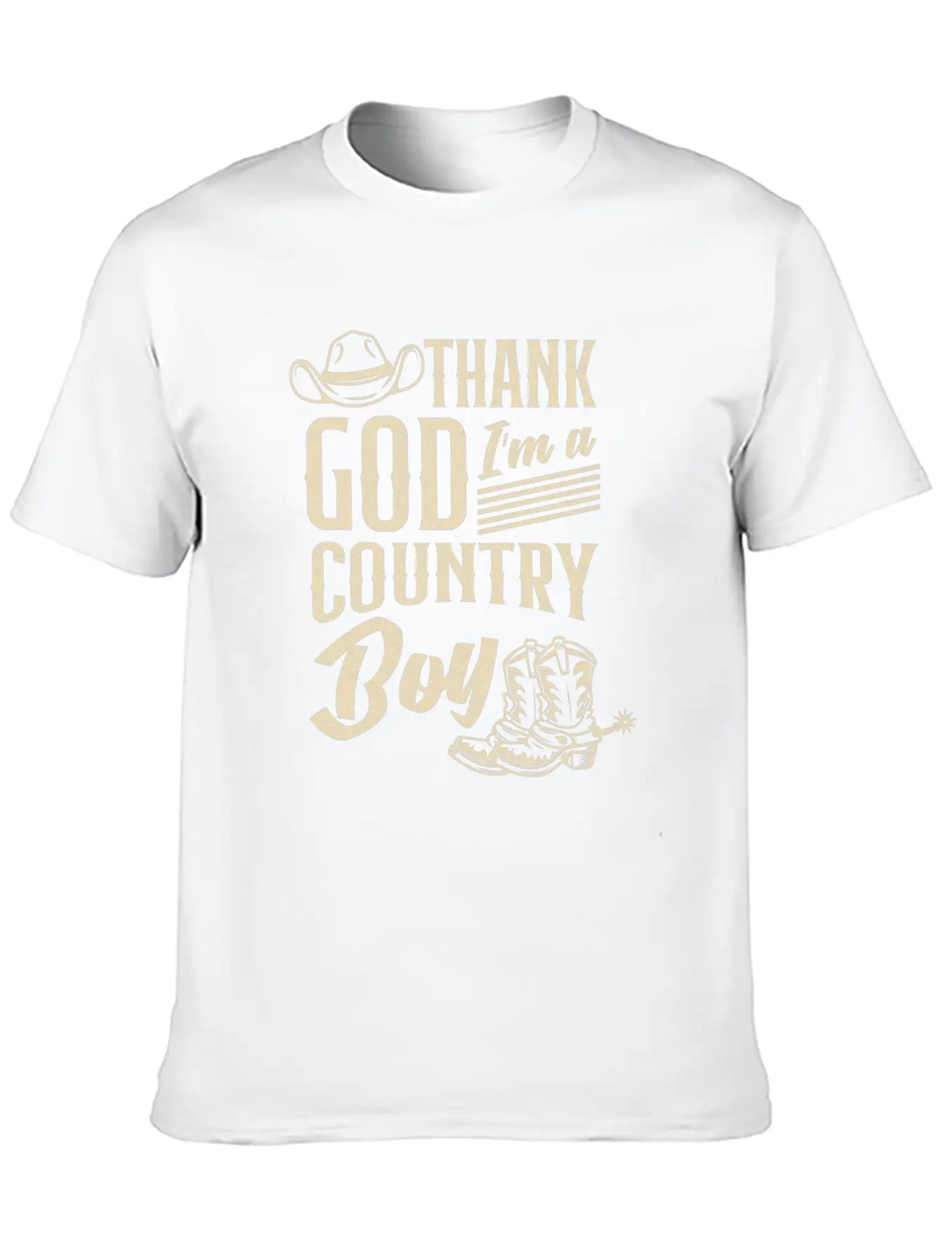 Country Music Thank God For This Music Casual Graphic T-Shirt – Simple And Comfortable Daily Wear