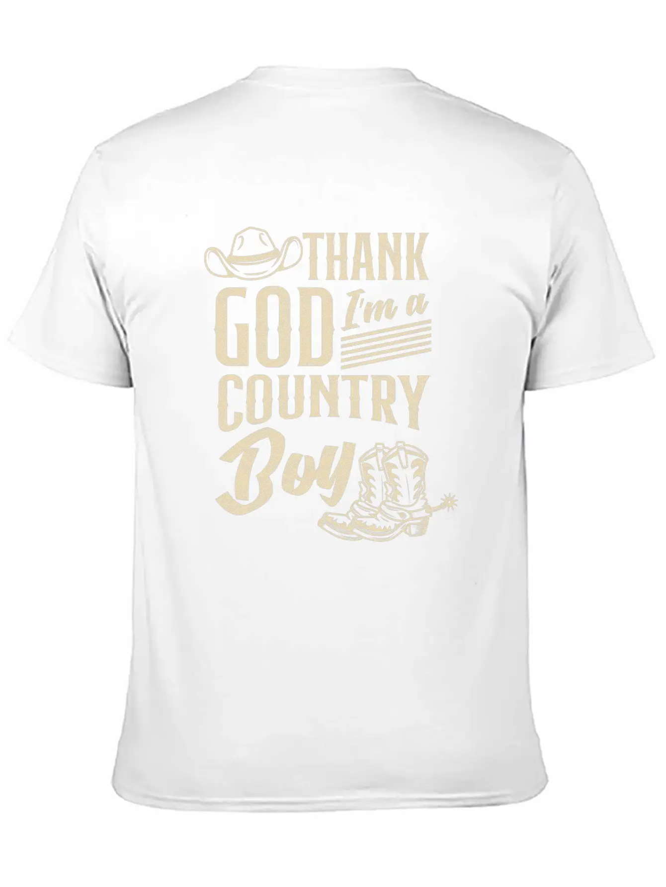 Country Music Thank God For This Music Casual Graphic T-Shirt – Simple And Comfortable Daily Wear
