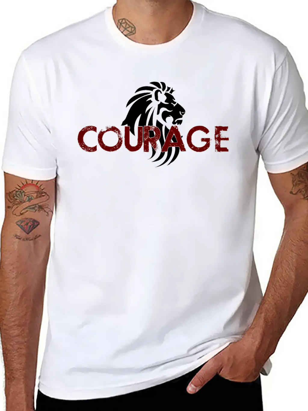 Courage Unisex Casual T-Shirt – Clean Design For Daily Comfort
