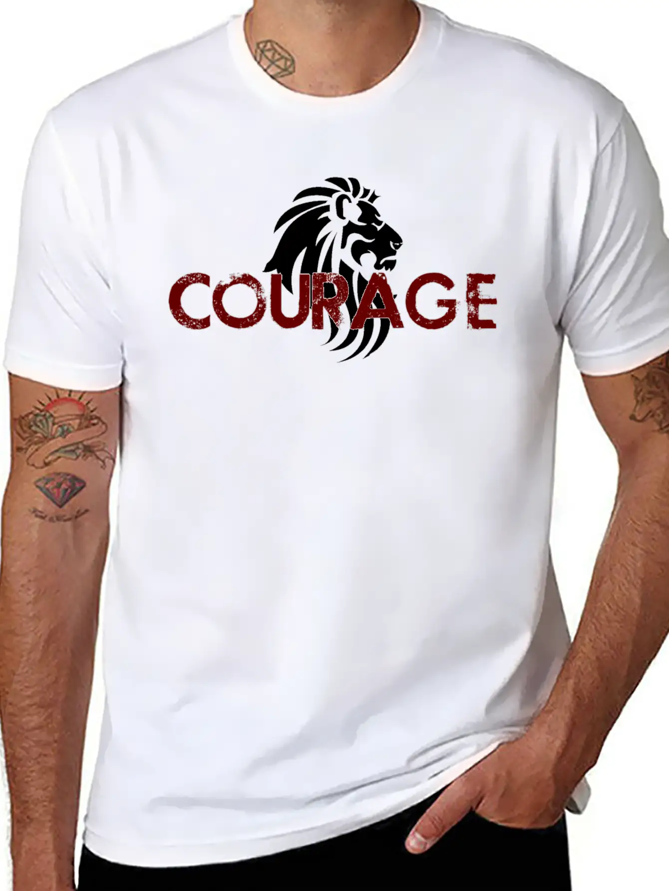 Courage Unisex Casual T-Shirt – Clean Design For Daily Comfort