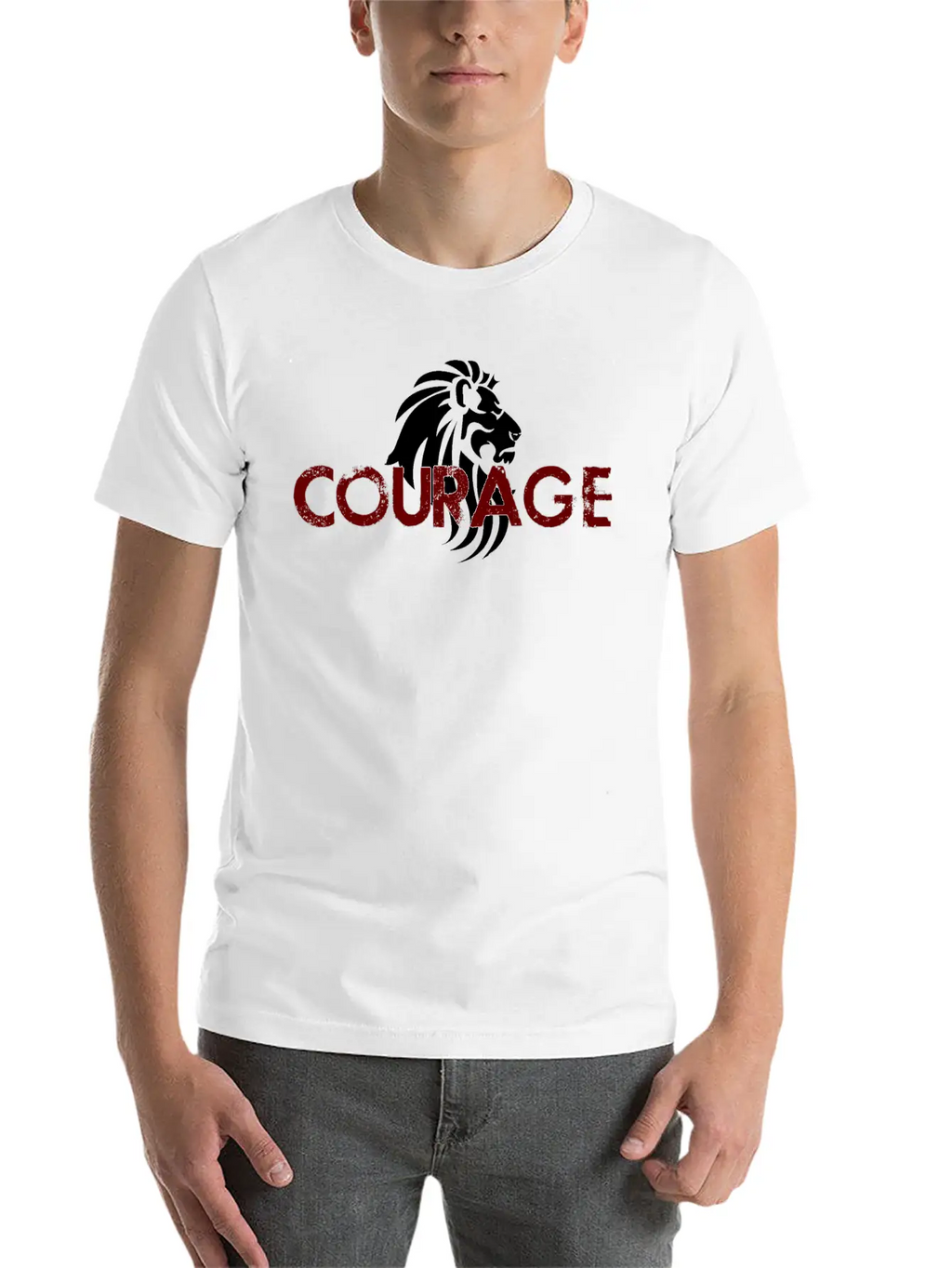 Courage Unisex Casual T-Shirt – Clean Design For Daily Comfort