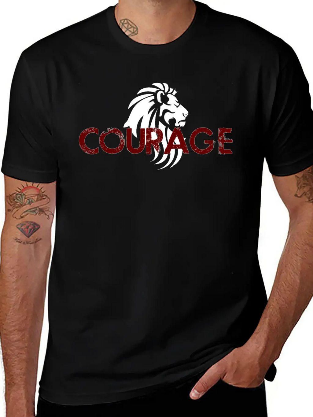 Courage Unisex Casual T-Shirt – Clean Design For Daily Comfort