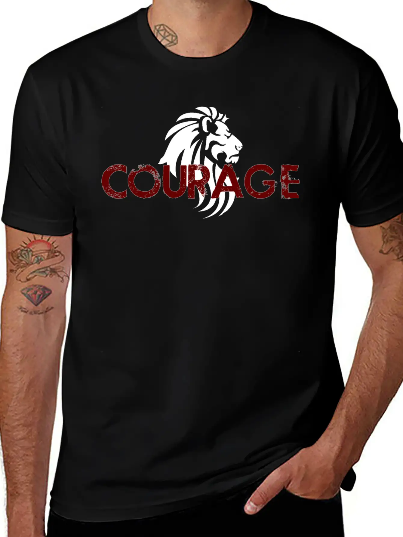 Courage Unisex Casual T-Shirt – Clean Design For Daily Comfort