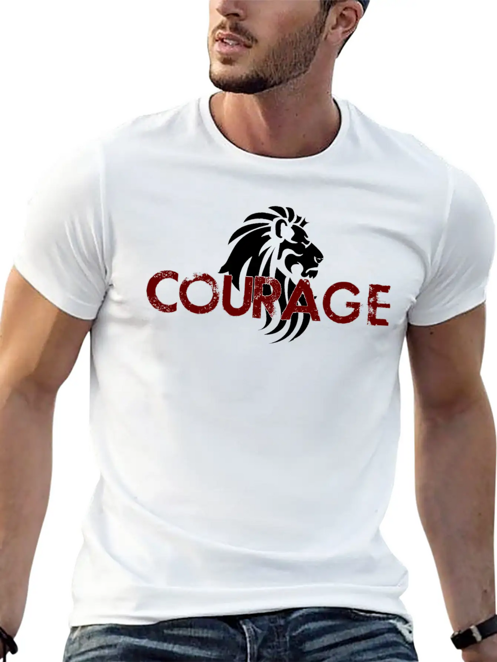 Courage Unisex Casual T-Shirt – Clean Design For Daily Comfort