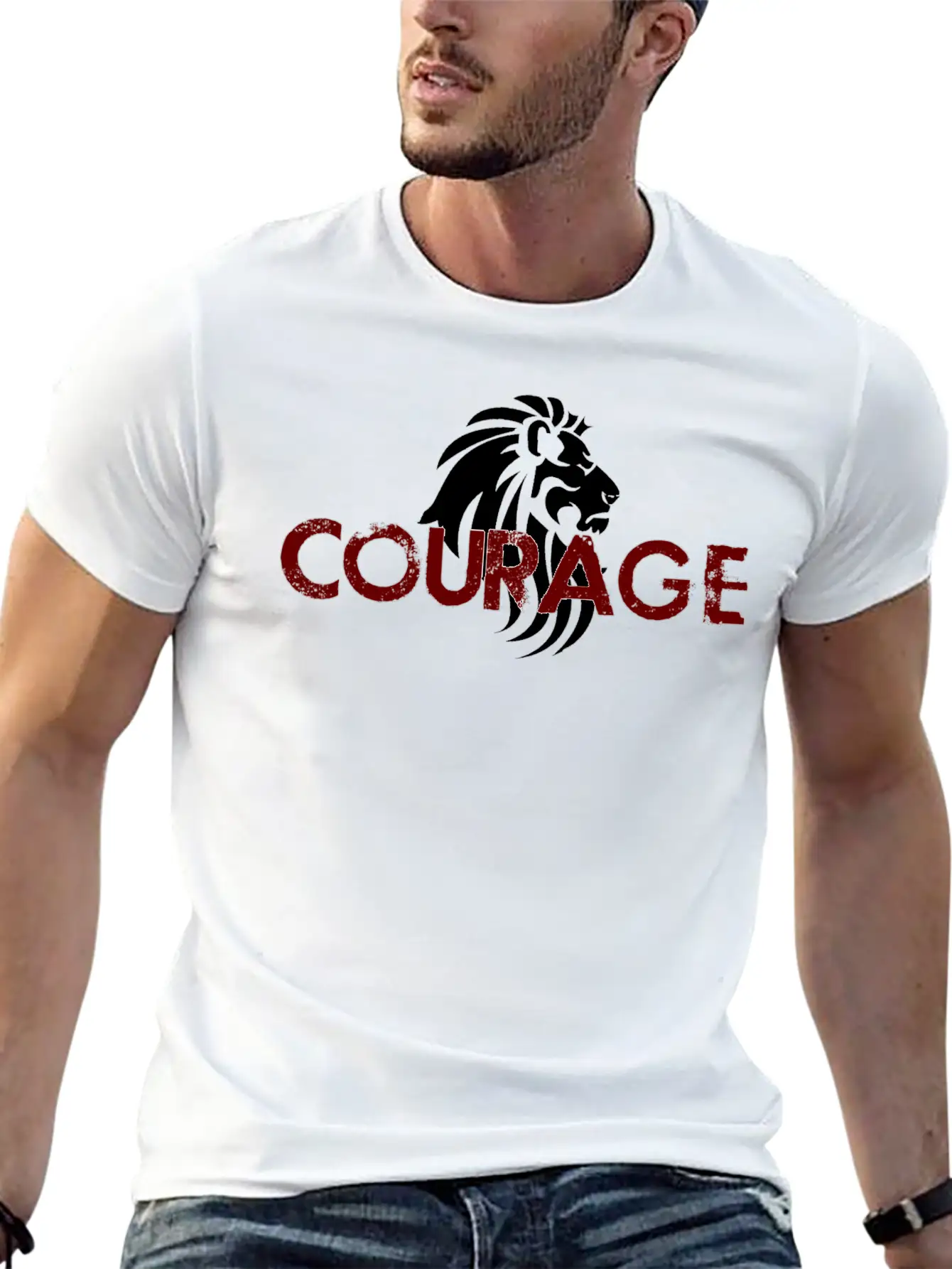 Courage Unisex Casual T-Shirt – Clean Design For Daily Comfort